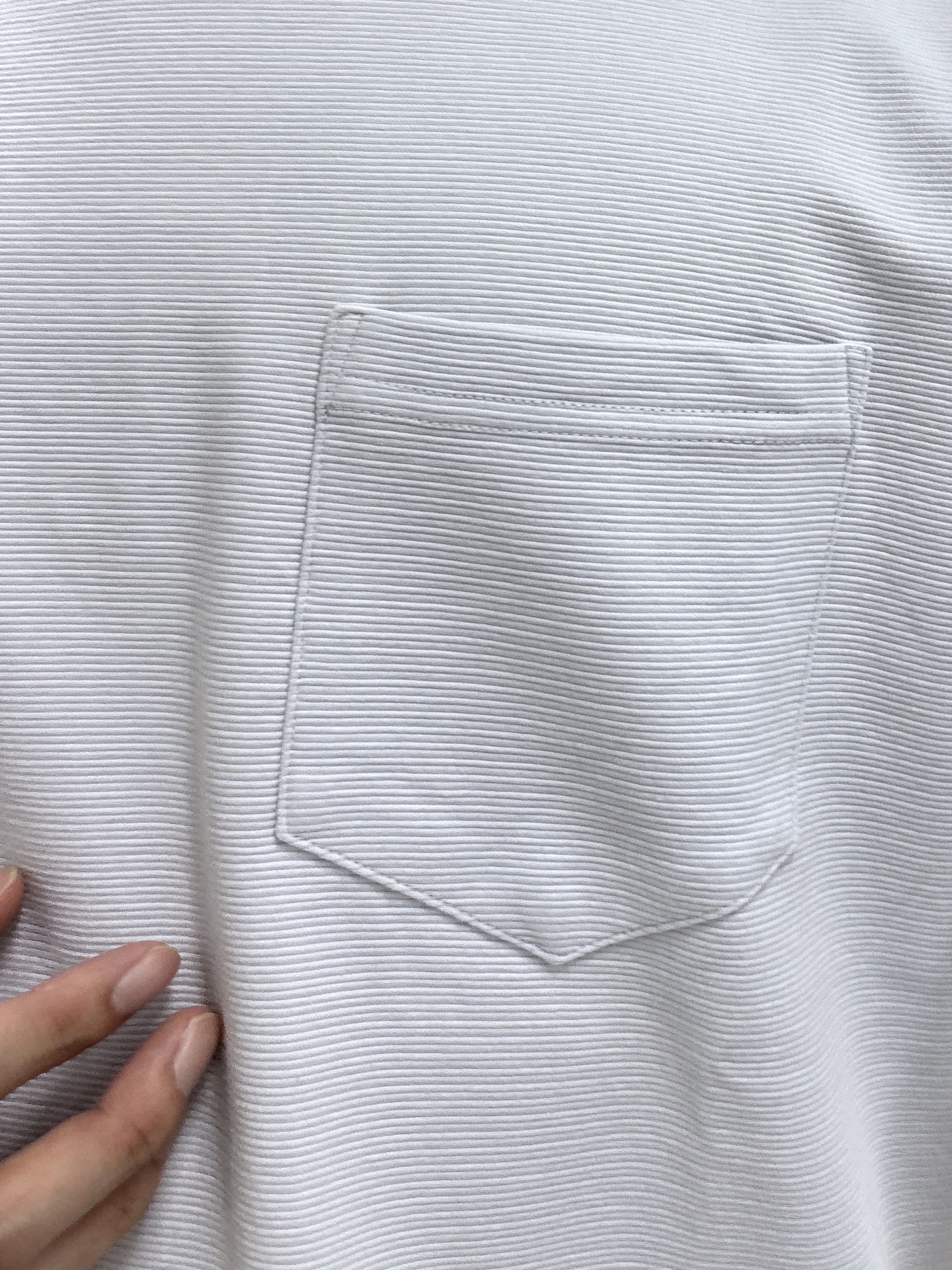 KEIさんの「TAKEO KIKUCHI｜2重編みガーター ボーダー 長袖 Tシャツ」を使ったコーディネート