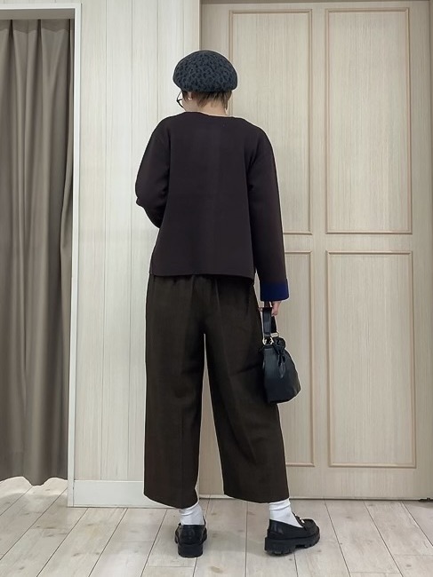 Turnerさんの「SHOO･LA･RUE｜【S-LL/洗濯機可/静電気防止】もちもち配色ダブルフェイスカーディガン」を使ったコーディネート