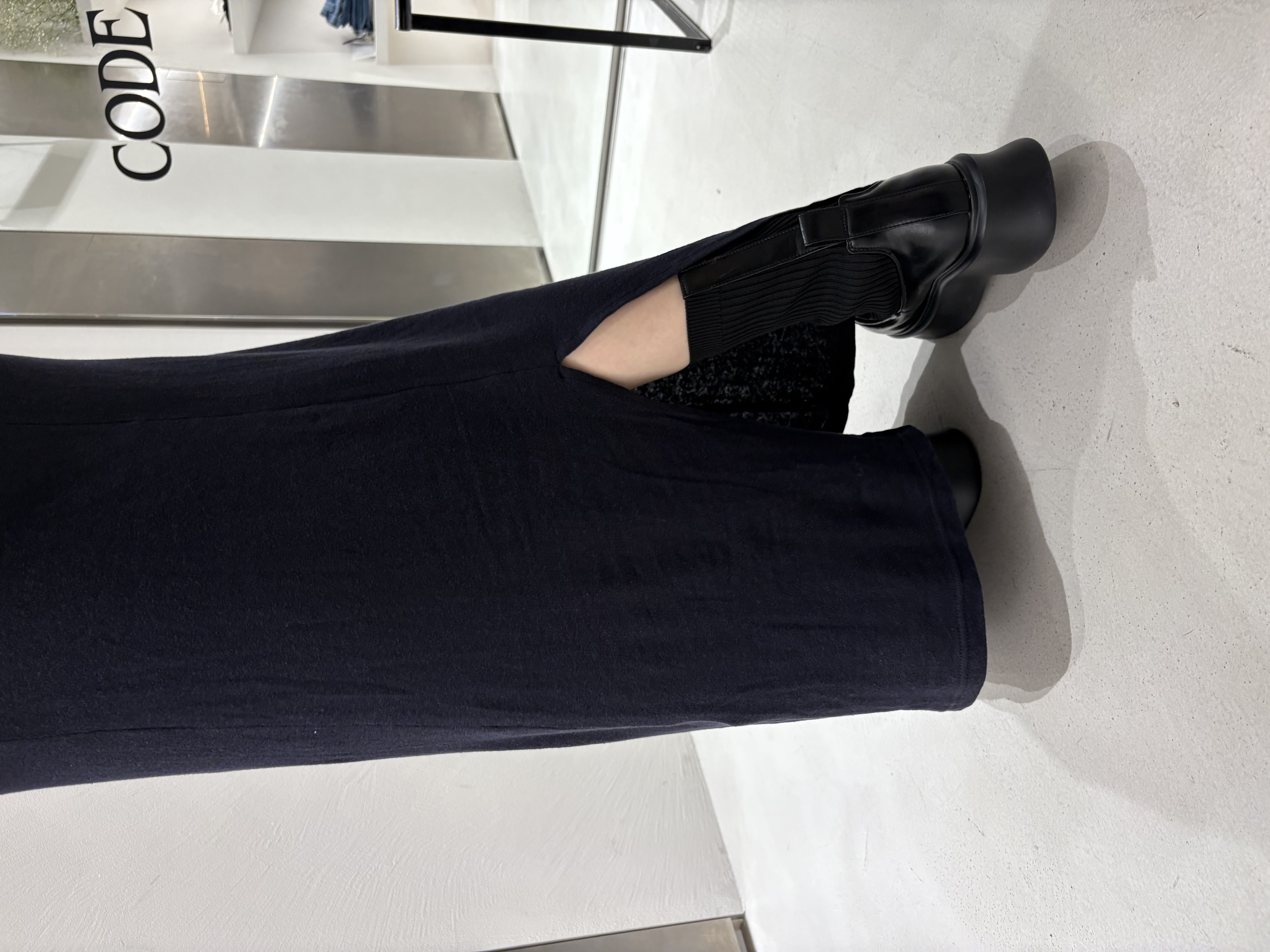 iwamiさんの「CODE A｜UKI UKI＊CODE A｜hooded jersey dress」を使ったコーディネート