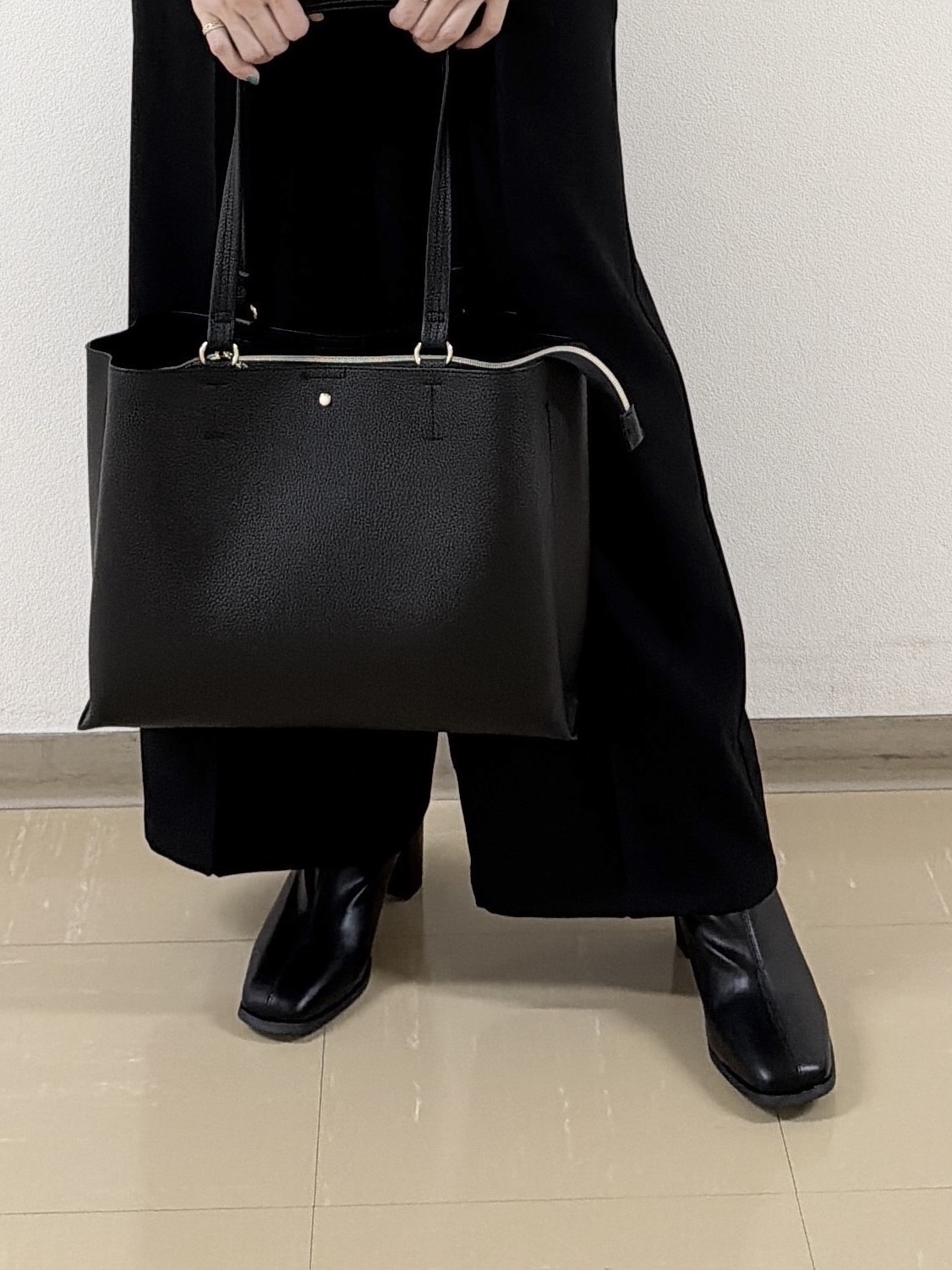 あんづさんの「SHOO･LA･RUE｜【洗濯後しわになりにくい/S-LL】気分で選ぶ 大人のデイリー使いに ベーシックシャツ」を使ったコーディネート