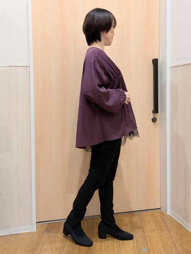 Kさんの「SHOO･LA･RUE｜【S-LL/洗濯機可】着痩せシルエット シャーリングシャツカーディガン」を使ったコーディネート