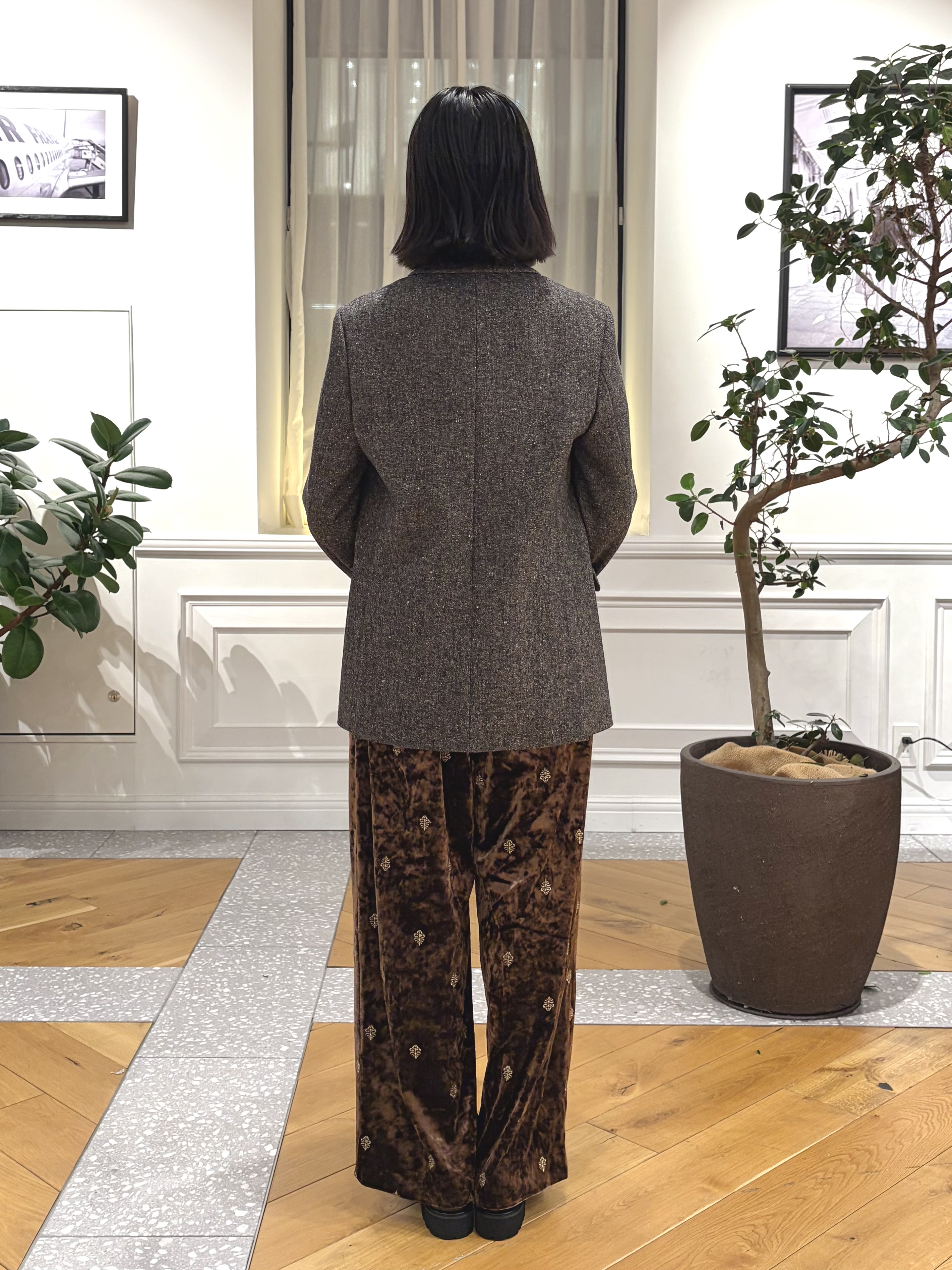 pupiさんの「DRESSTERIOR｜【セットアップ可】ネップツイード ジャケット」を使ったコーディネート