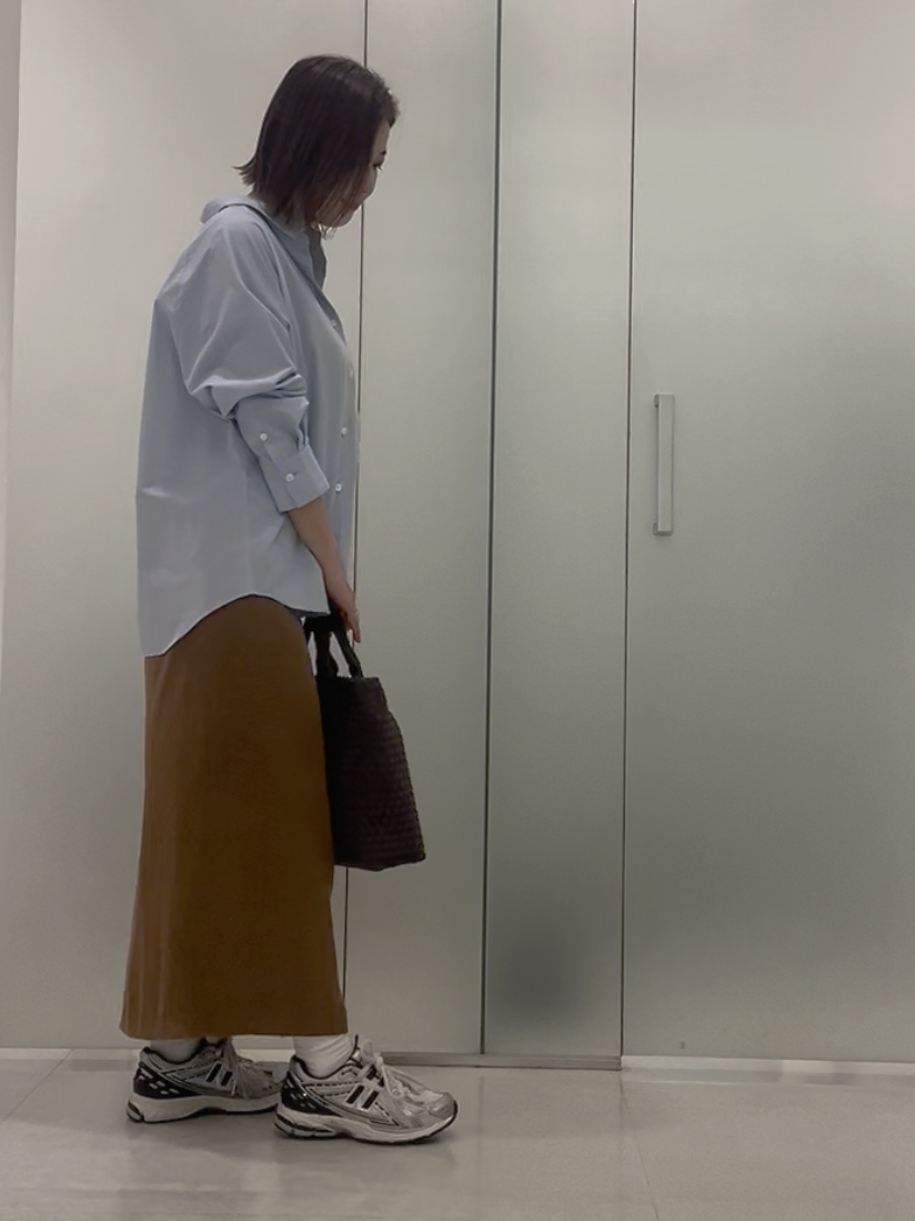 まどかさんの「UNTITLED｜コットンドルマンシャツ」を使ったコーディネート