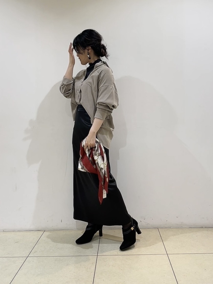 watanabeさんの「UNTITLED｜【セットアップ可/秋羽織り】スエードライクシャツ」を使ったコーディネート