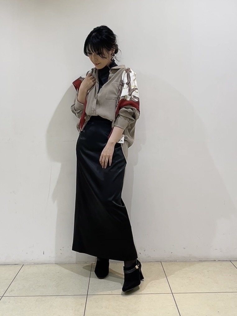 watanabeさんの「UNTITLED｜【セットアップ可/秋羽織り】スエードライクシャツ」を使ったコーディネート