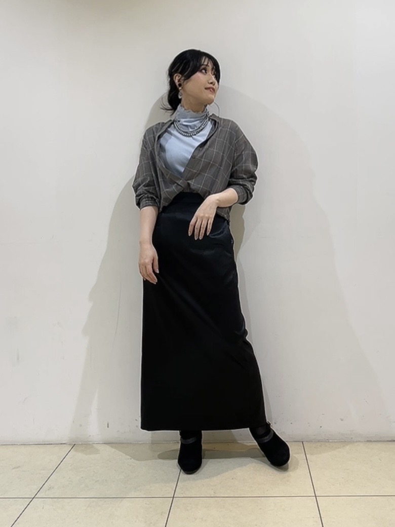 watanabeさんの「UNTITLED｜【セットアップ可/秋羽織り】メランジツイルシャツ」を使ったコーディネート