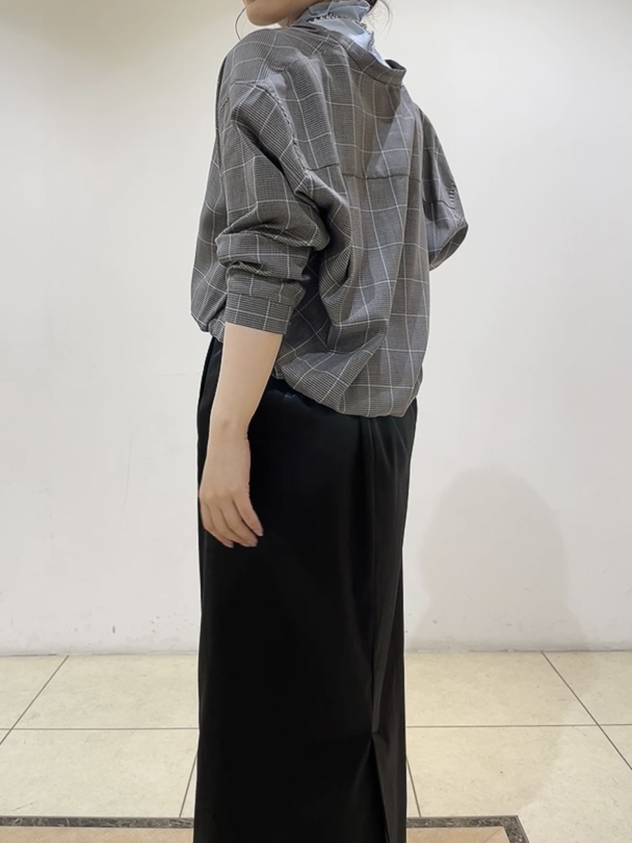 watanabeさんの「UNTITLED｜【セットアップ可/秋羽織り】メランジツイルシャツ」を使ったコーディネート
