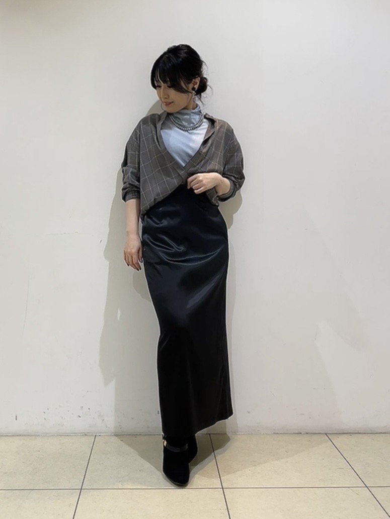 watanabeさんの「UNTITLED｜【セットアップ可/秋羽織り】メランジツイルシャツ」を使ったコーディネート