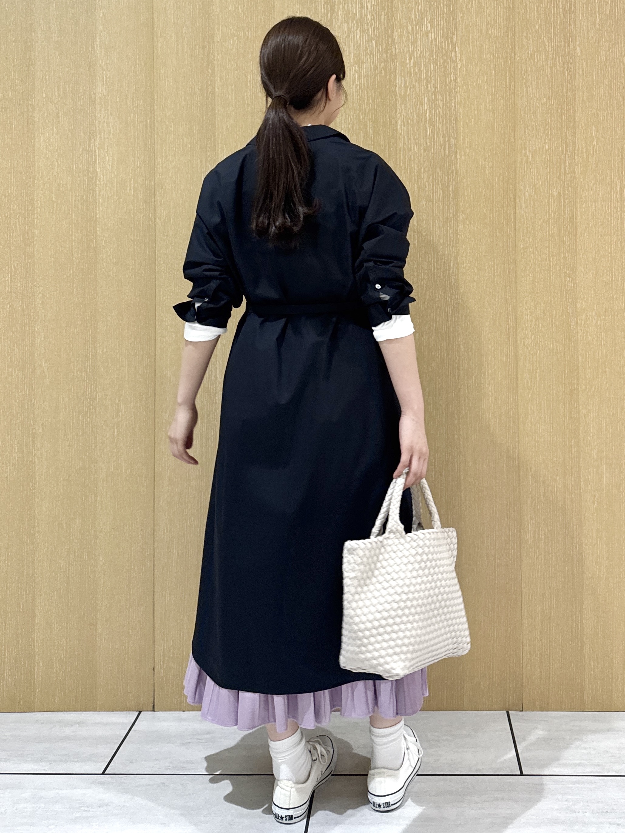 nanaさんの「UNTITLED｜ロングシャツワンピース」を使ったコーディネート