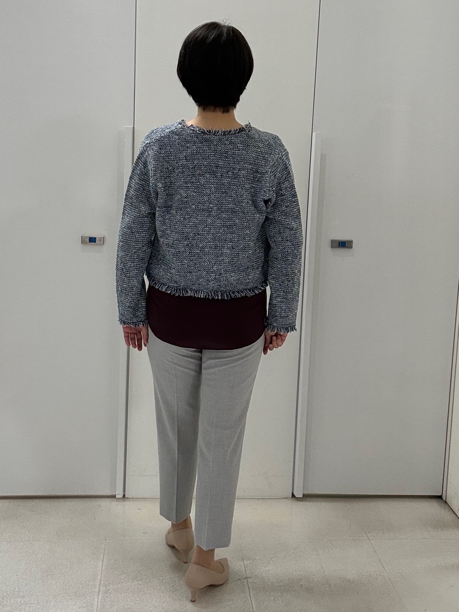 hIさんの「COUP DE CHANCE｜【手洗い可／日本製】スムースジャージ七分袖カットソー」を使ったコーディネート