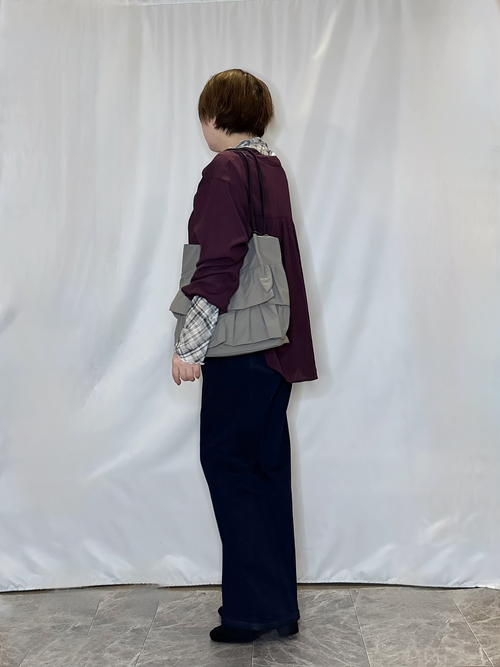 たみさんの「SHOO･LA･RUE｜【S-LL/洗濯機可】着痩せシルエット シャーリングシャツカーディガン」を使ったコーディネート