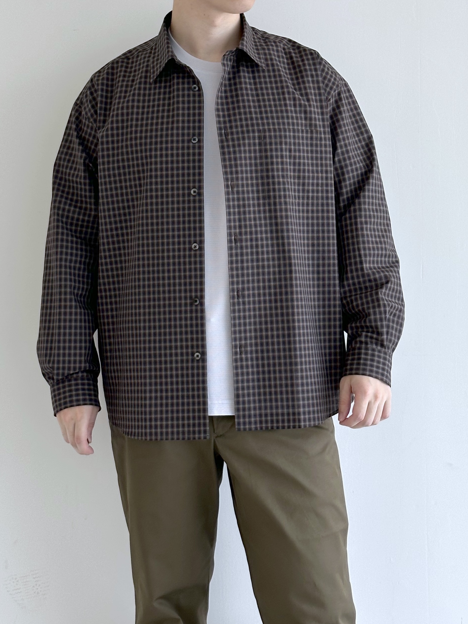 イッシーさんの「TAKEO KIKUCHI｜【日本製/Sサイズ～】リラックスフィットシャツ」を使ったコーディネート
