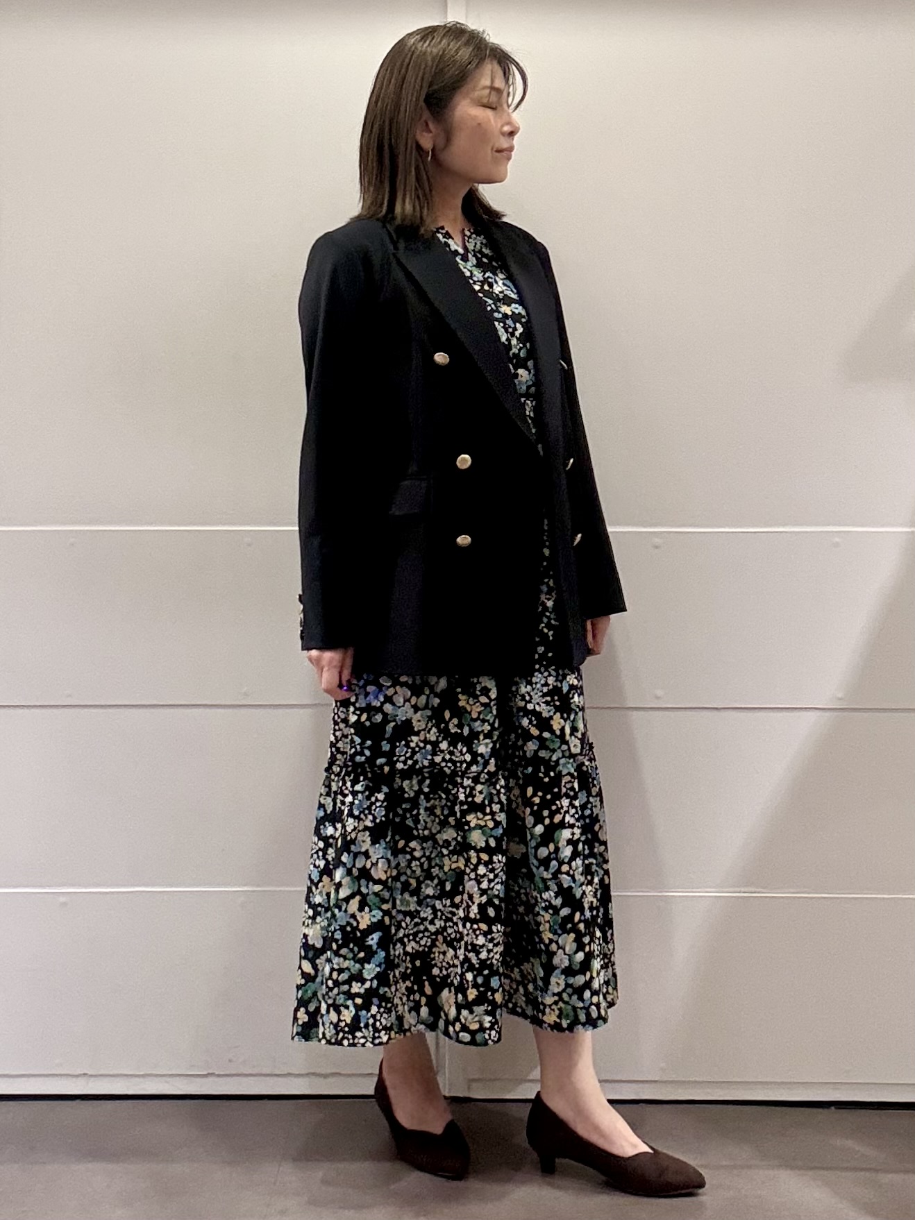 ちいさんの「Reflect｜【通勤】ダブルブレストジャケット」を使ったコーディネート