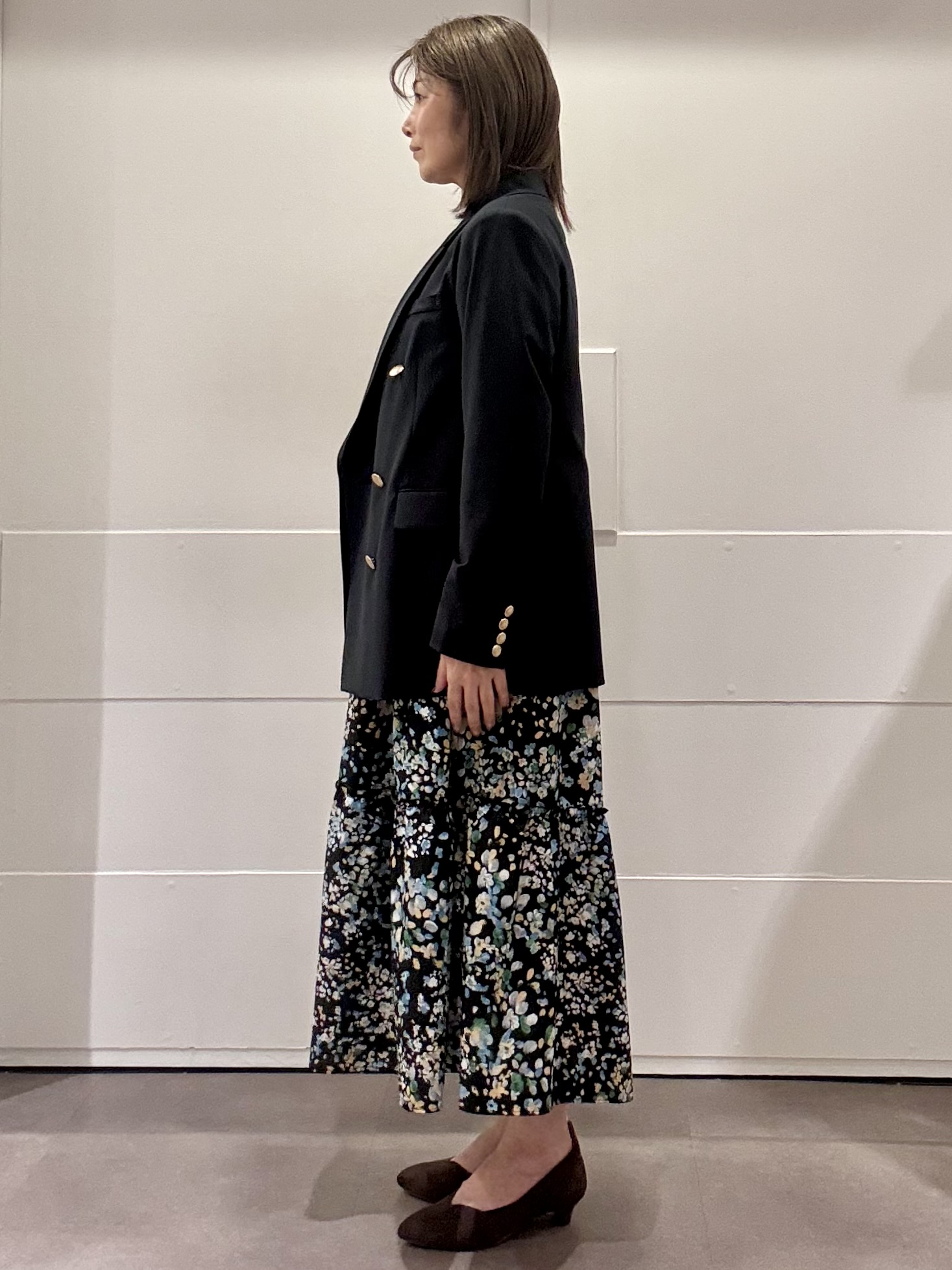 ちいさんの「Reflect｜【通勤】ダブルブレストジャケット」を使ったコーディネート