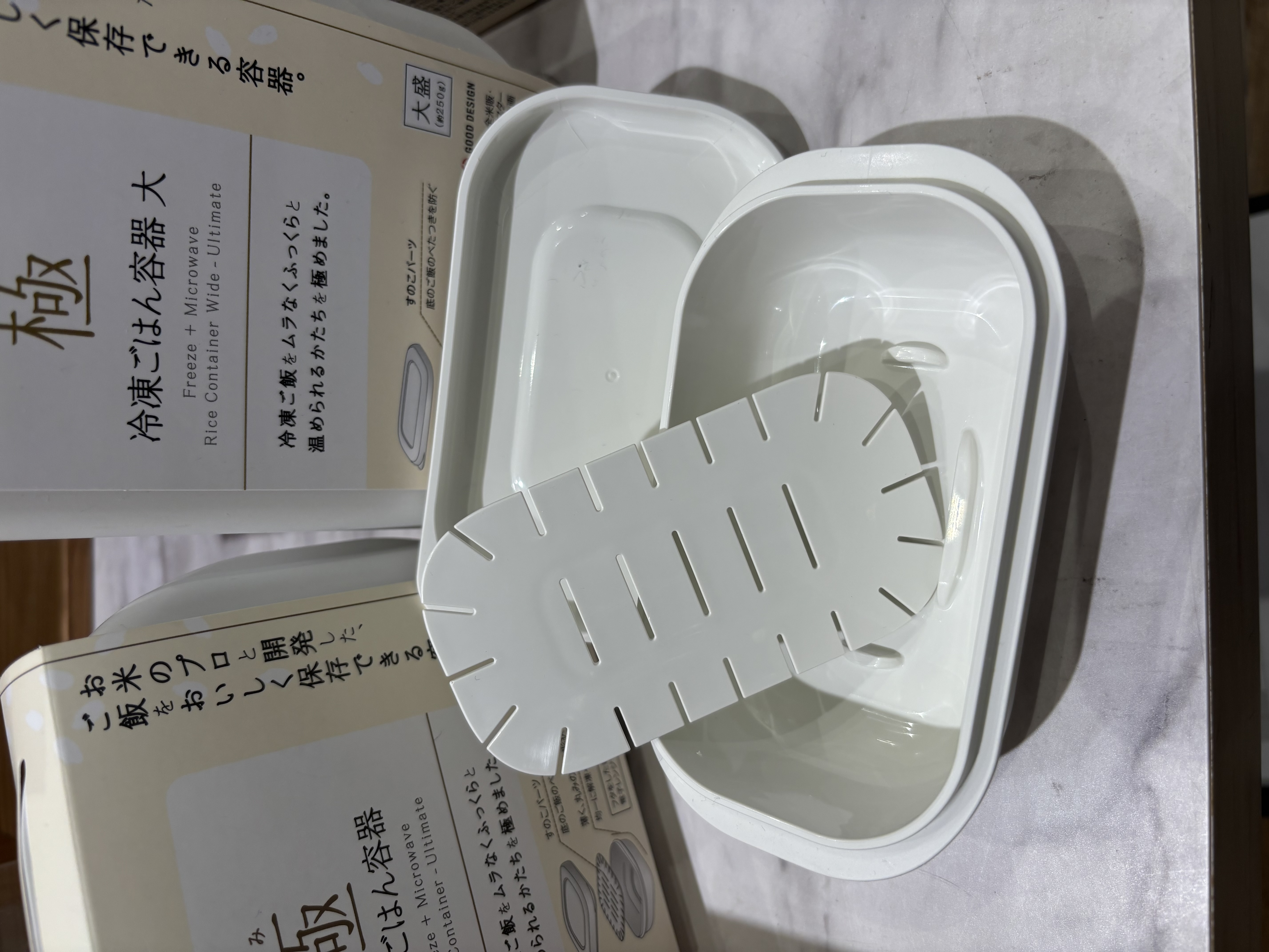 knさんの「212 KITCHEN STORE｜極 冷凍ごはん容器 小 WH ＜marna マーナ＞」を使ったコーディネート