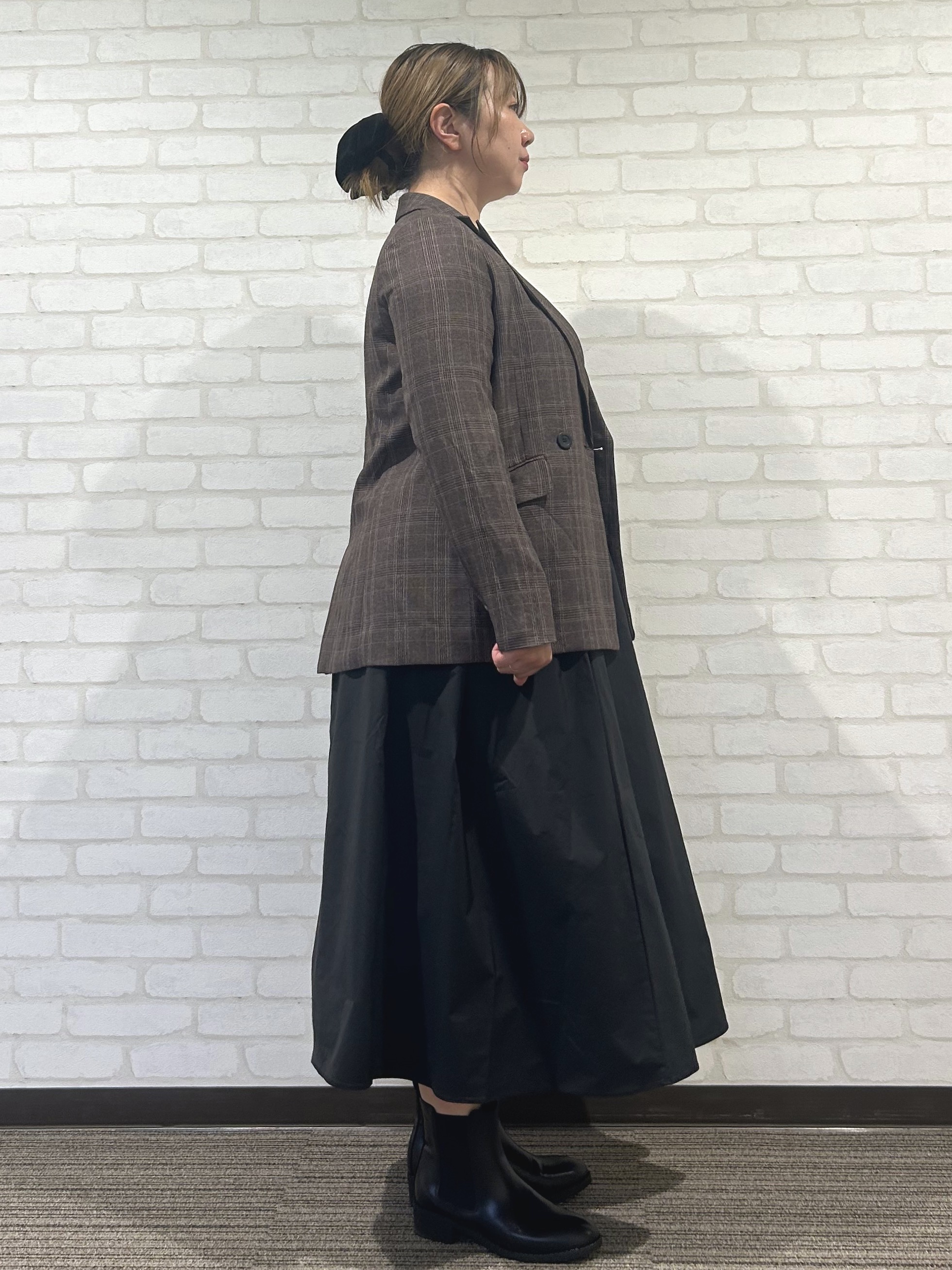 mochiさんの「OPAQUE.CLIP｜ダブルブレストジャケット【洗える】」を使ったコーディネート