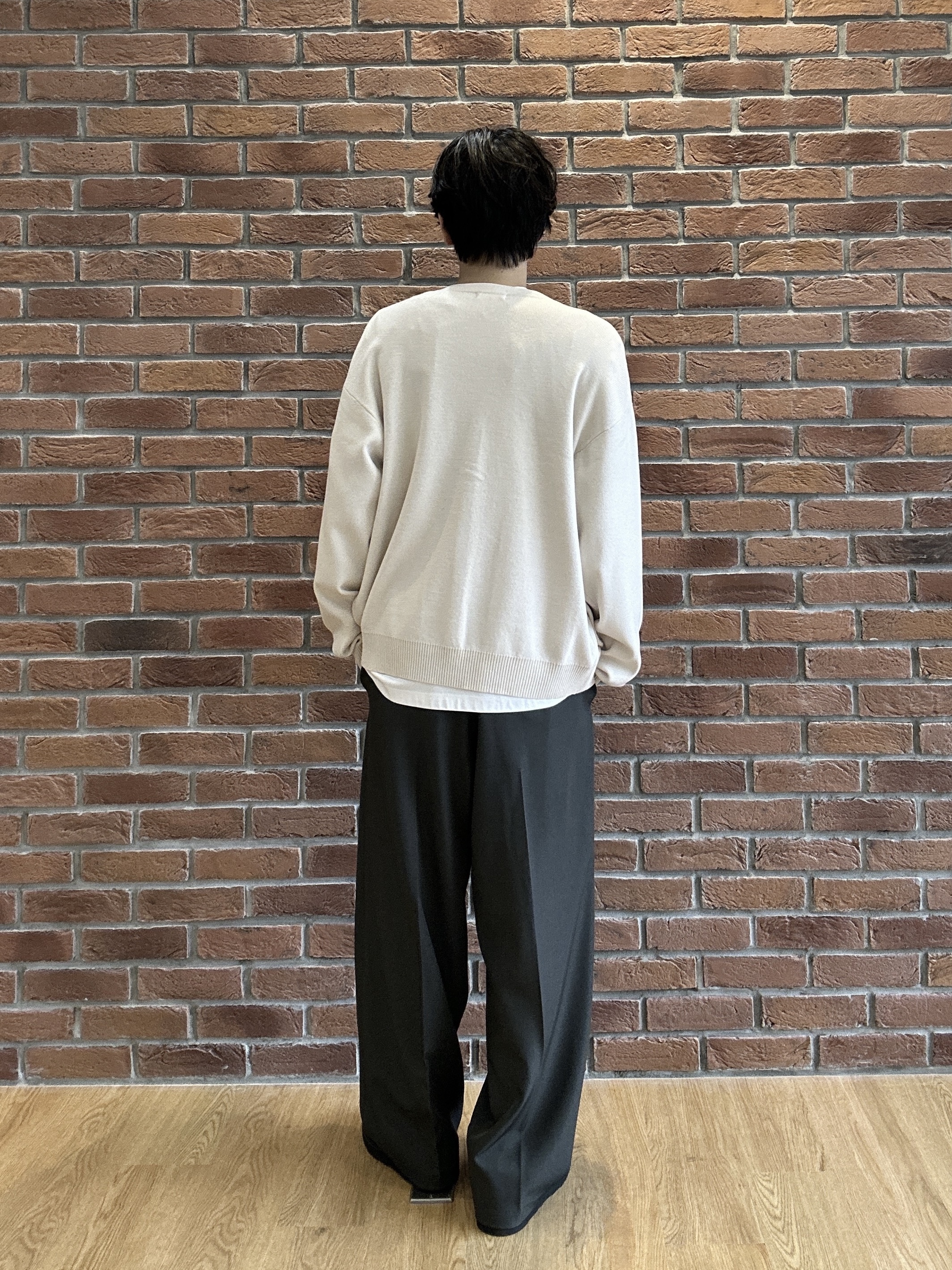 ドイさんの「tk.TAKEO KIKUCHI｜ウールライク2タックワイドスラックス」を使ったコーディネート