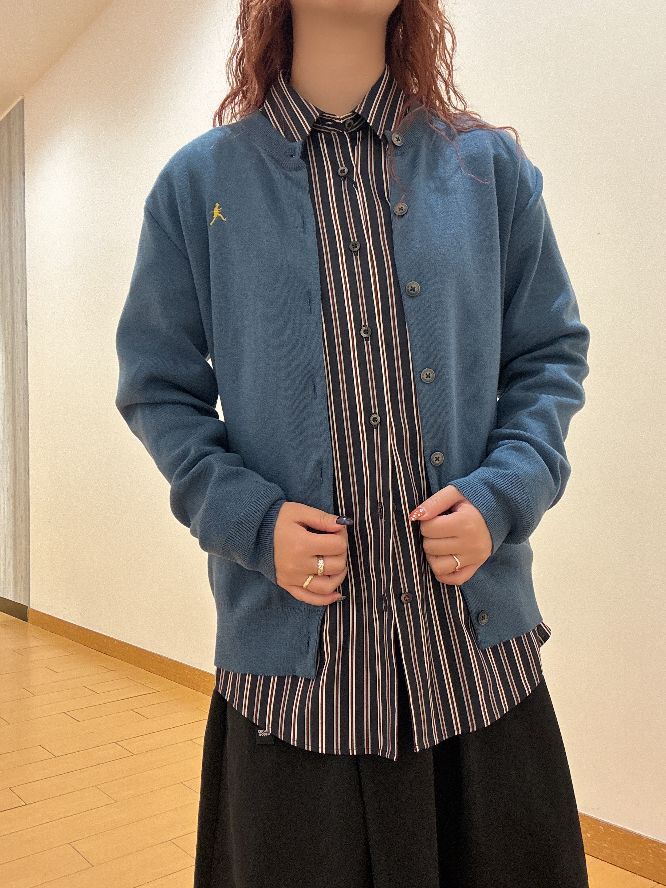 ヒナさんの「TAKEO KIKUCHI｜【BOWLER HAT LABEL】日本製オルタネートストライプシャツ」を使ったコーディネート