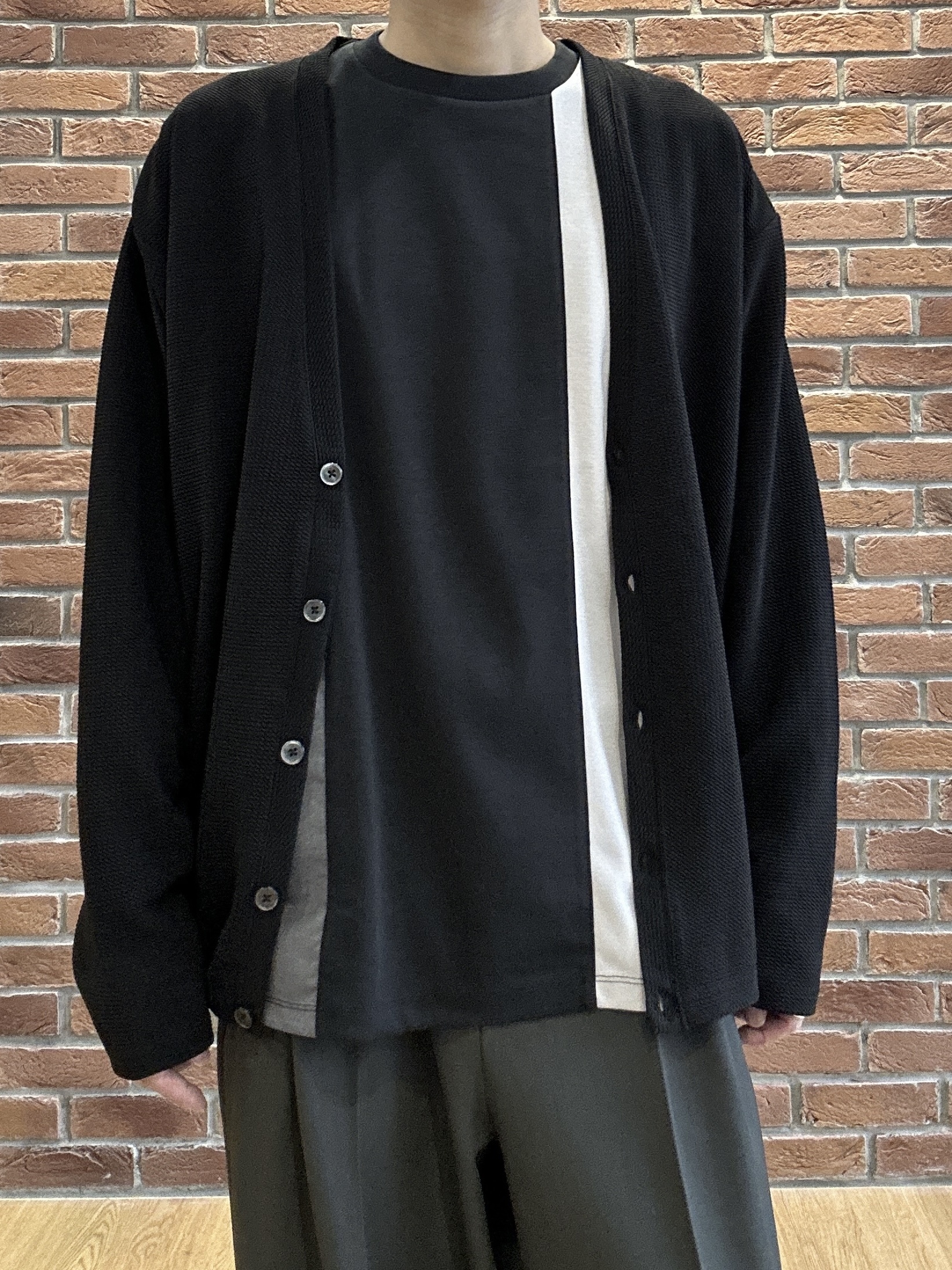 ドイさんの「tk.TAKEO KIKUCHI｜ウールライク2タックワイドスラックス」を使ったコーディネート