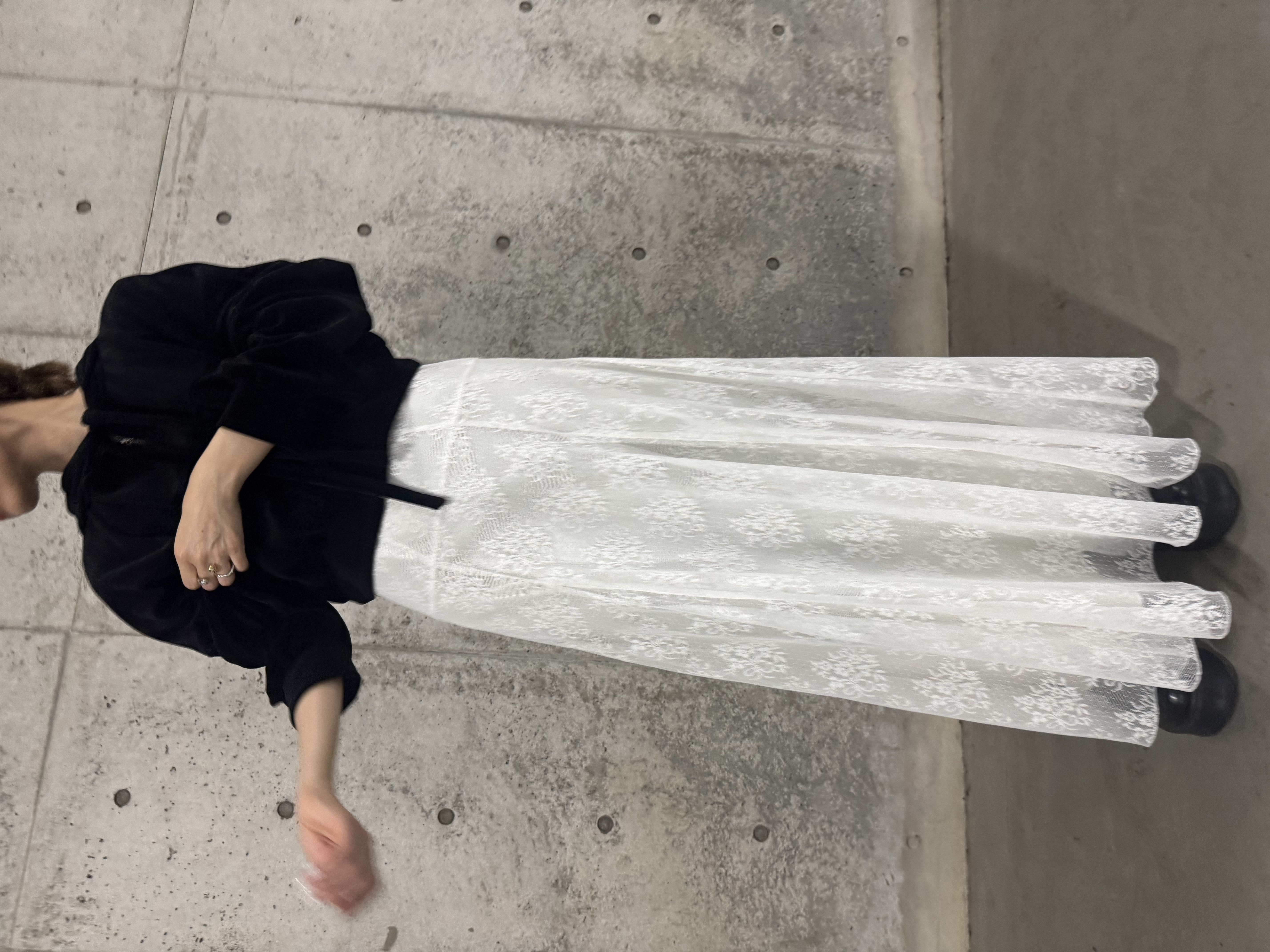 designer yukaさんの「CODE A｜velour cropped hoodie」を使ったコーディネート