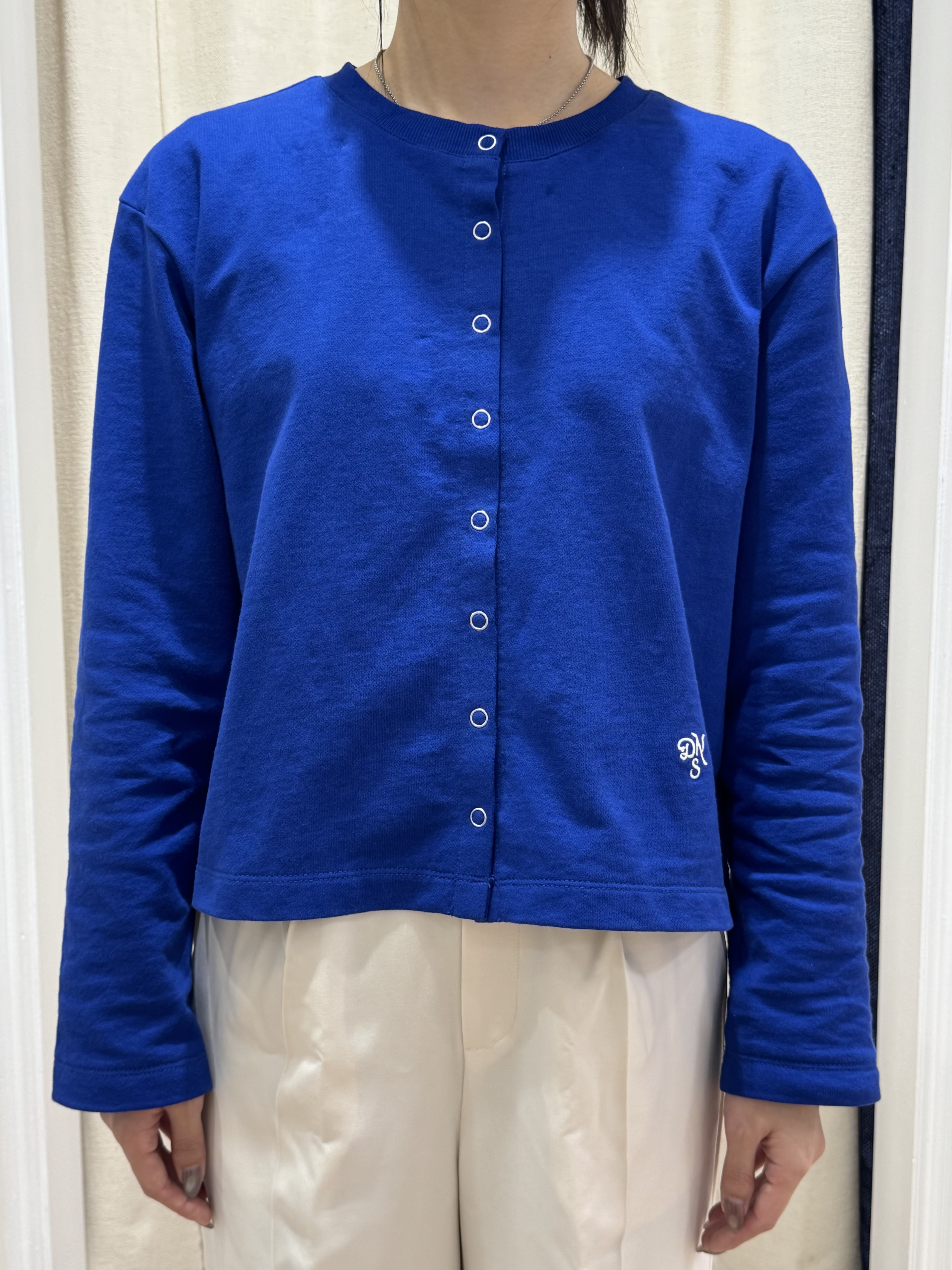 haruさんの「Dessin｜【洗える/6色展開】リングスナップミニ裏毛カーディガン」を使ったコーディネート