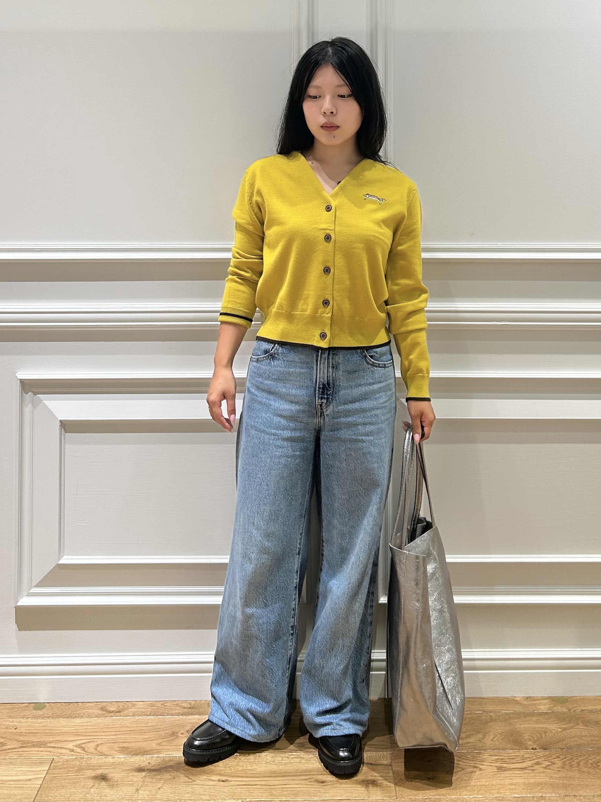 とりみさんの「DRESSTERIOR｜【日本製/軽量/本革】ビットローファー」を使ったコーディネート