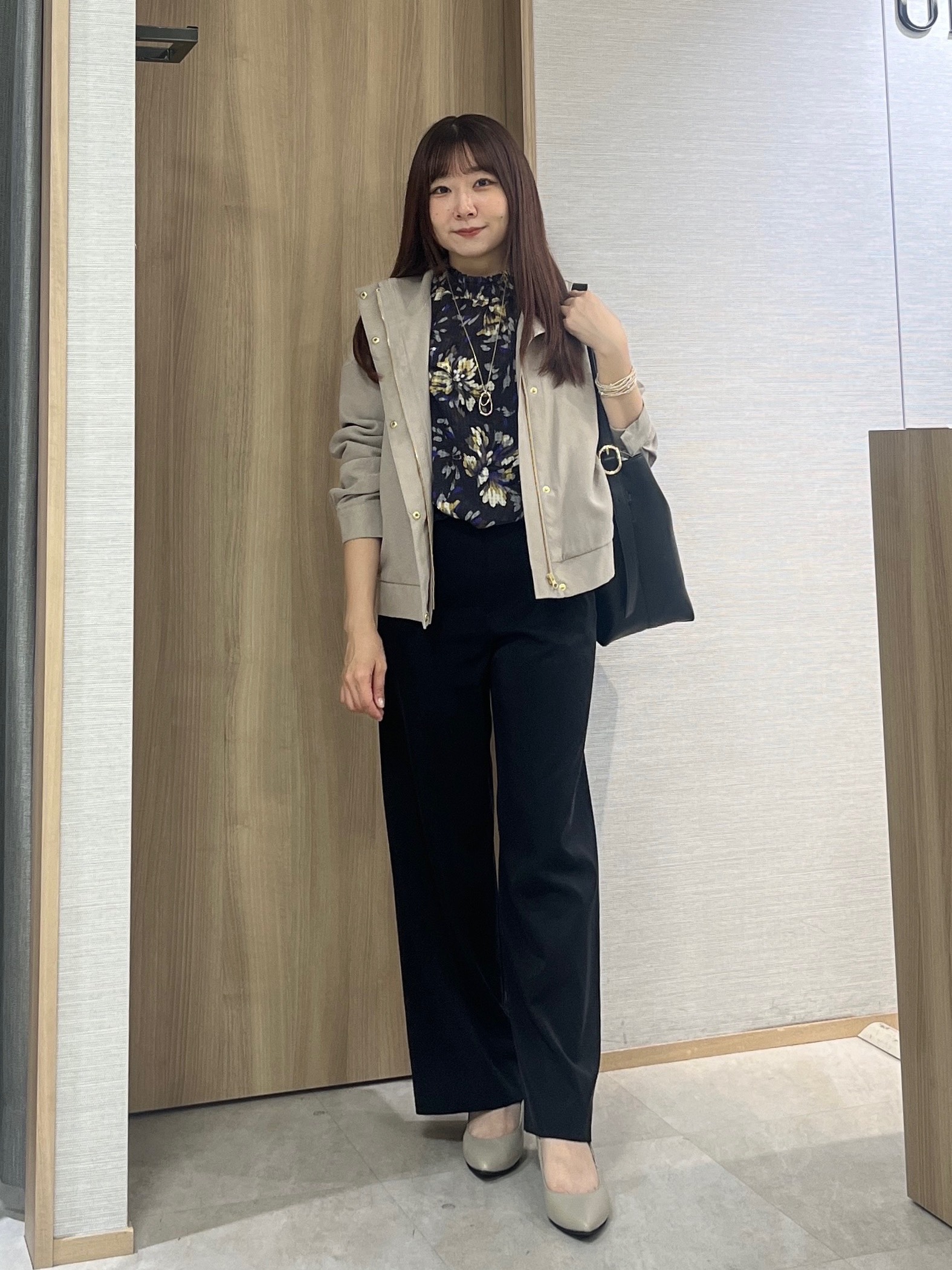 KAHOさんの「UNTITLED｜【セットアップ可/秋ジャケット】スエードライクブルゾン」を使ったコーディネート