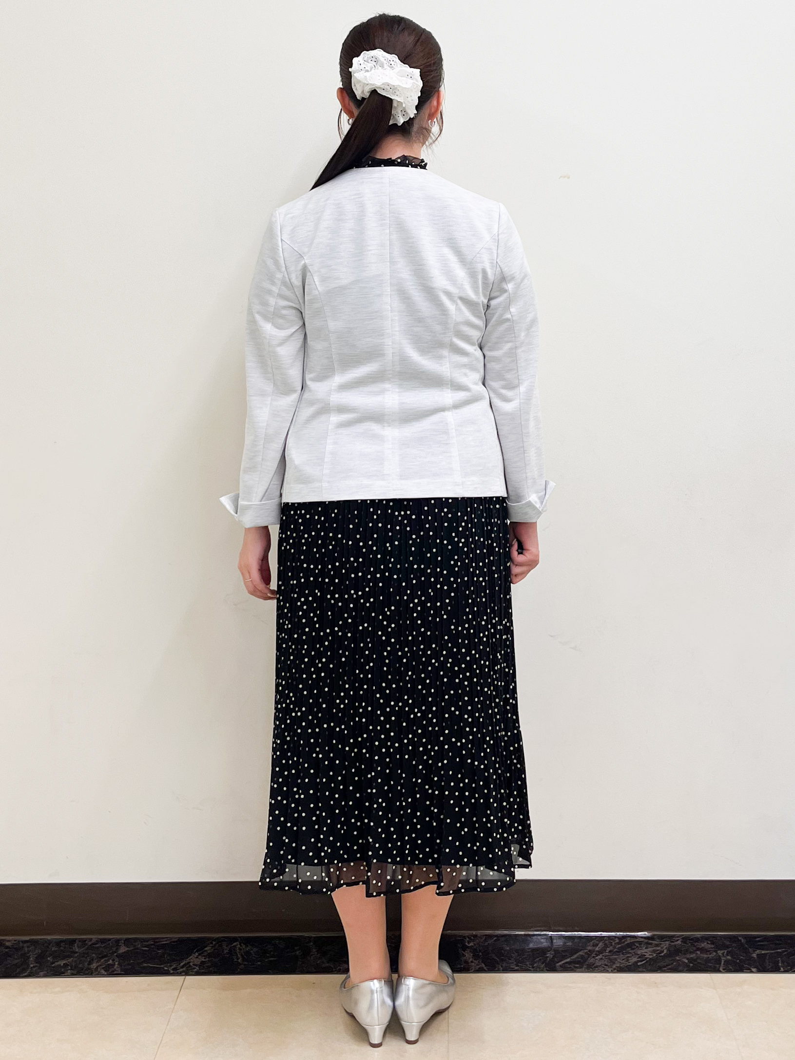 mikikoさんの「Reflect｜【SS-4Lサイズ／UVカット／接触冷感】匠ジャケット／ノーカラー」を使ったコーディネート