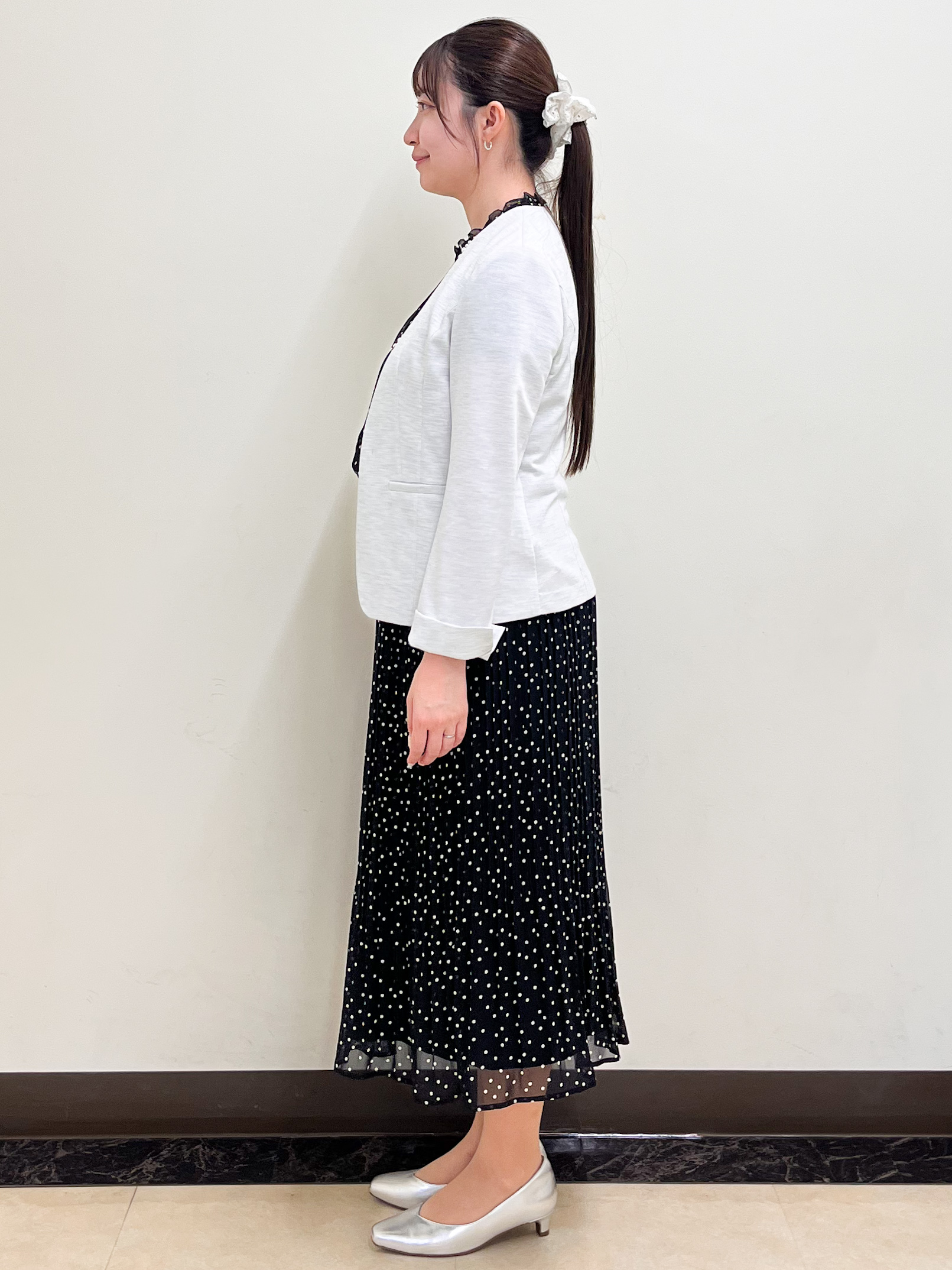 mikikoさんの「Reflect｜【SS-4Lサイズ／UVカット／接触冷感】匠ジャケット／ノーカラー」を使ったコーディネート