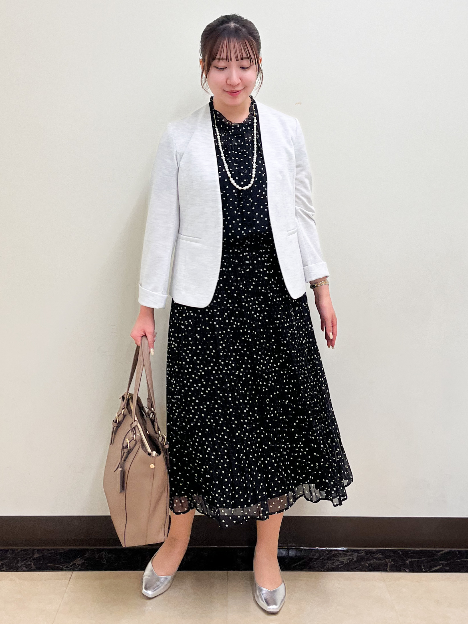 mikikoさんの「Reflect｜【SS-4Lサイズ／UVカット／接触冷感】匠ジャケット／ノーカラー」を使ったコーディネート