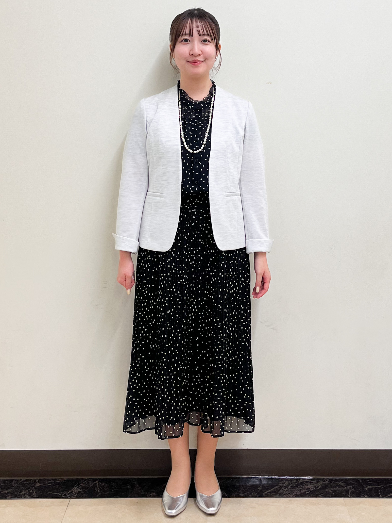 mikikoさんの「Reflect｜【SS-4Lサイズ／UVカット／接触冷感】匠ジャケット／ノーカラー」を使ったコーディネート