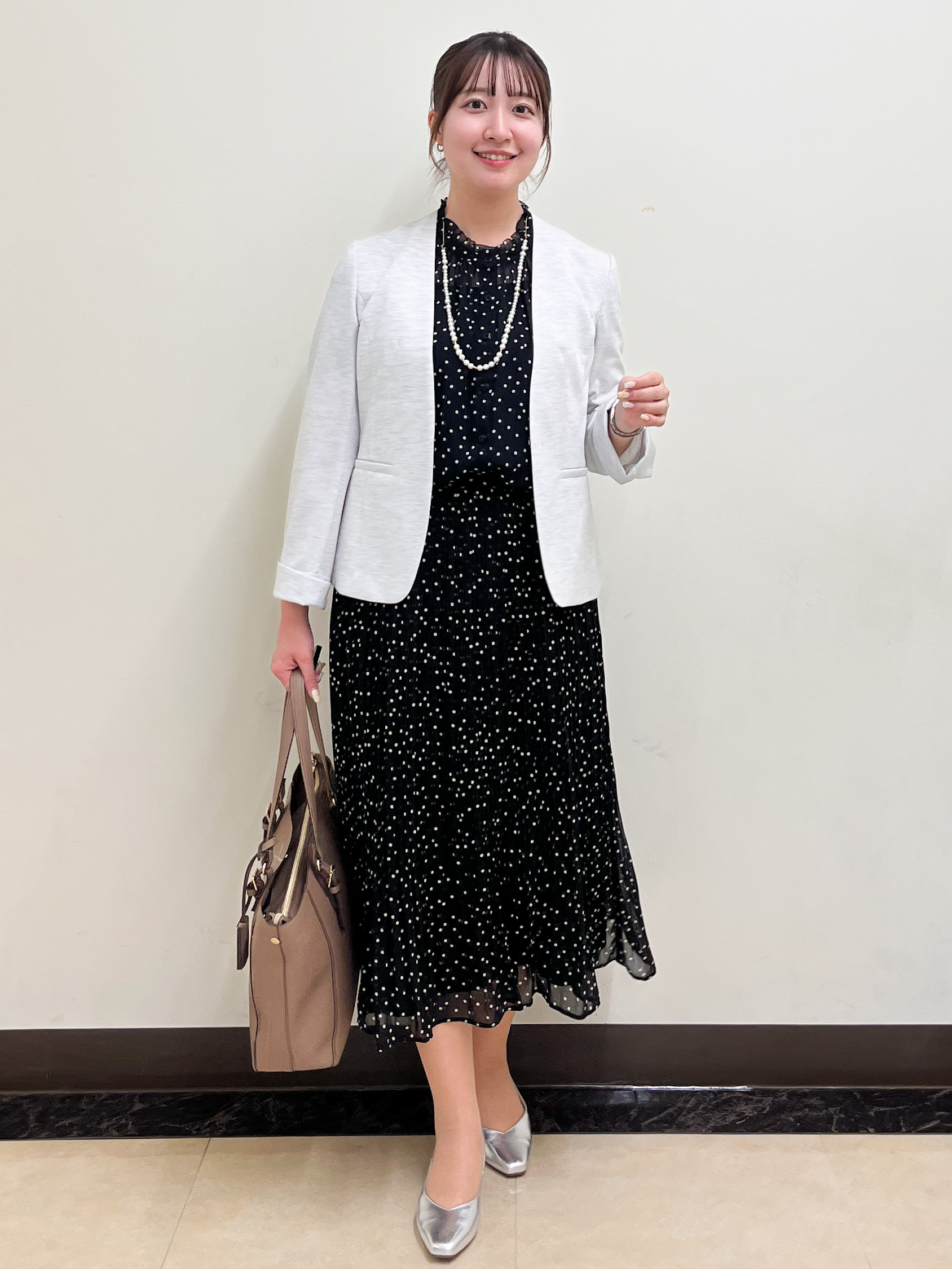mikikoさんの「Reflect｜【SS-4Lサイズ／UVカット／接触冷感】匠ジャケット／ノーカラー」を使ったコーディネート