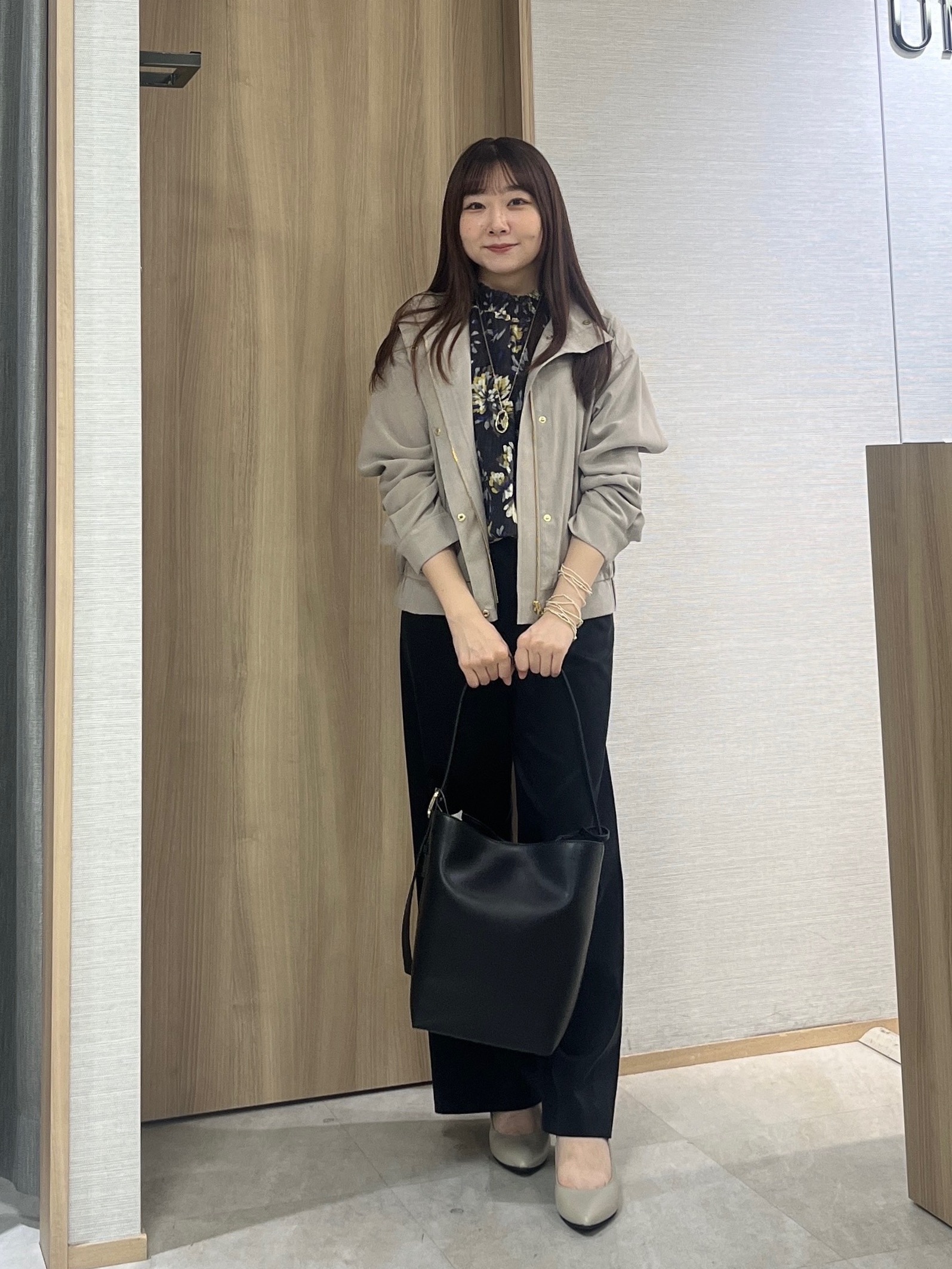 KAHOさんの「UNTITLED｜【セットアップ可/秋ジャケット】スエードライクブルゾン」を使ったコーディネート