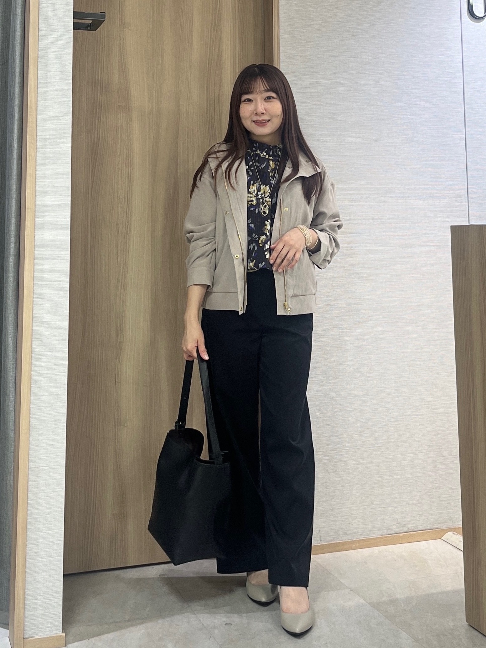 KAHOさんの「UNTITLED｜【セットアップ可/秋ジャケット】スエードライクブルゾン」を使ったコーディネート