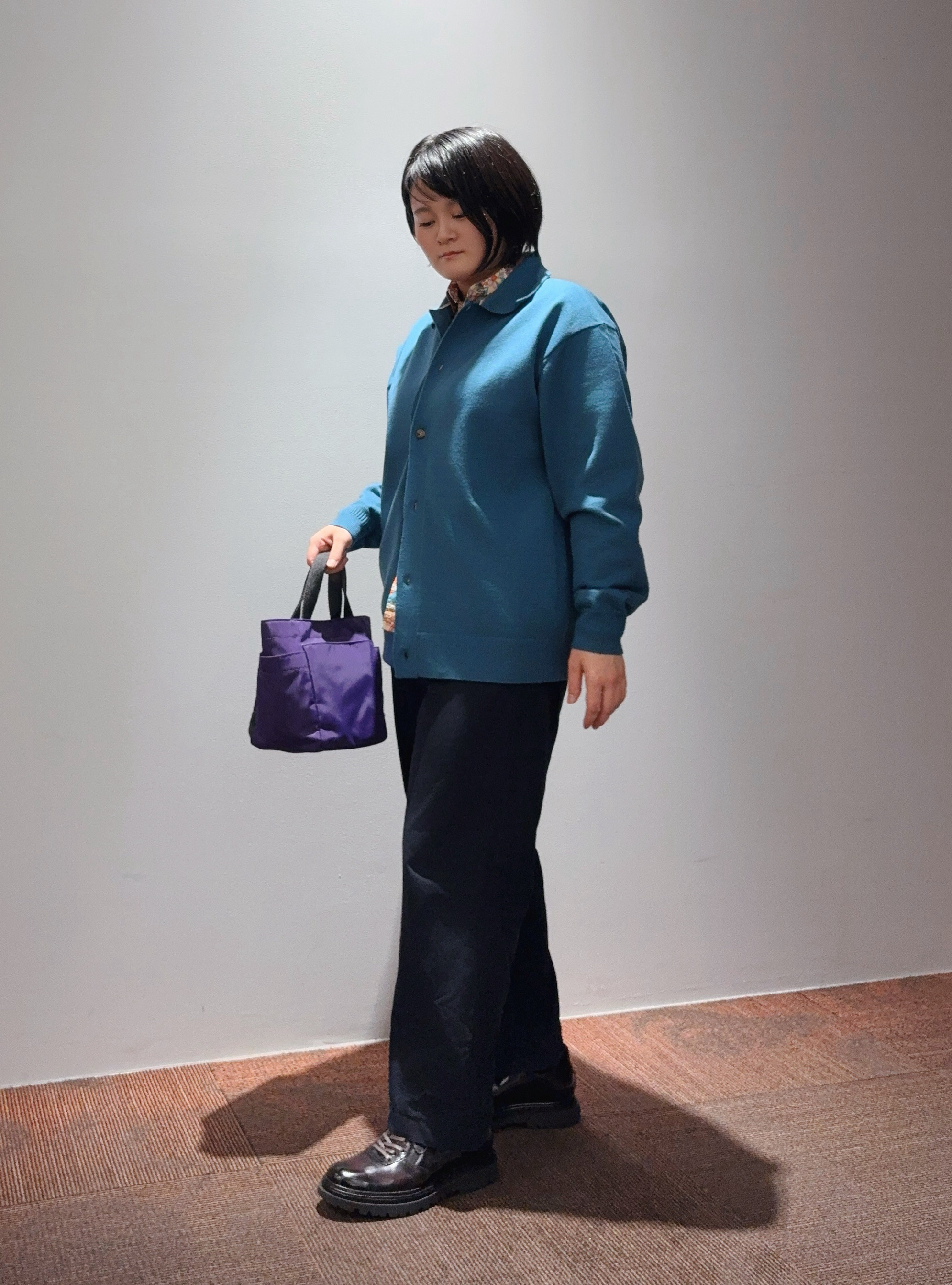 karuさんの「TAKEO KIKUCHI｜ニット シャツ カーディガン」を使ったコーディネート