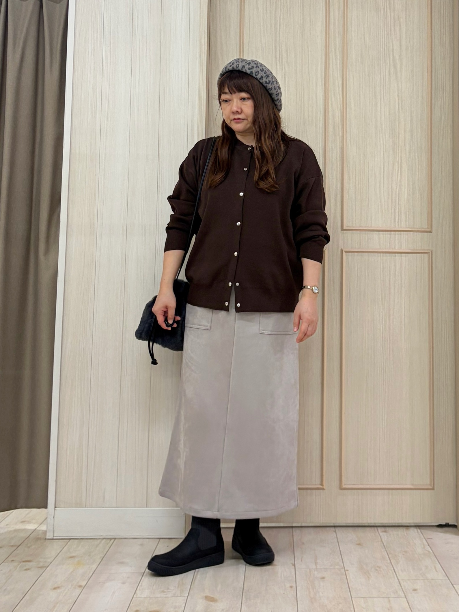 akiさんの「SHOO･LA･RUE｜【撥水/S-LL/洗濯機可】ウエスト絞れる キルト中綿ジャケット」を使ったコーディネート