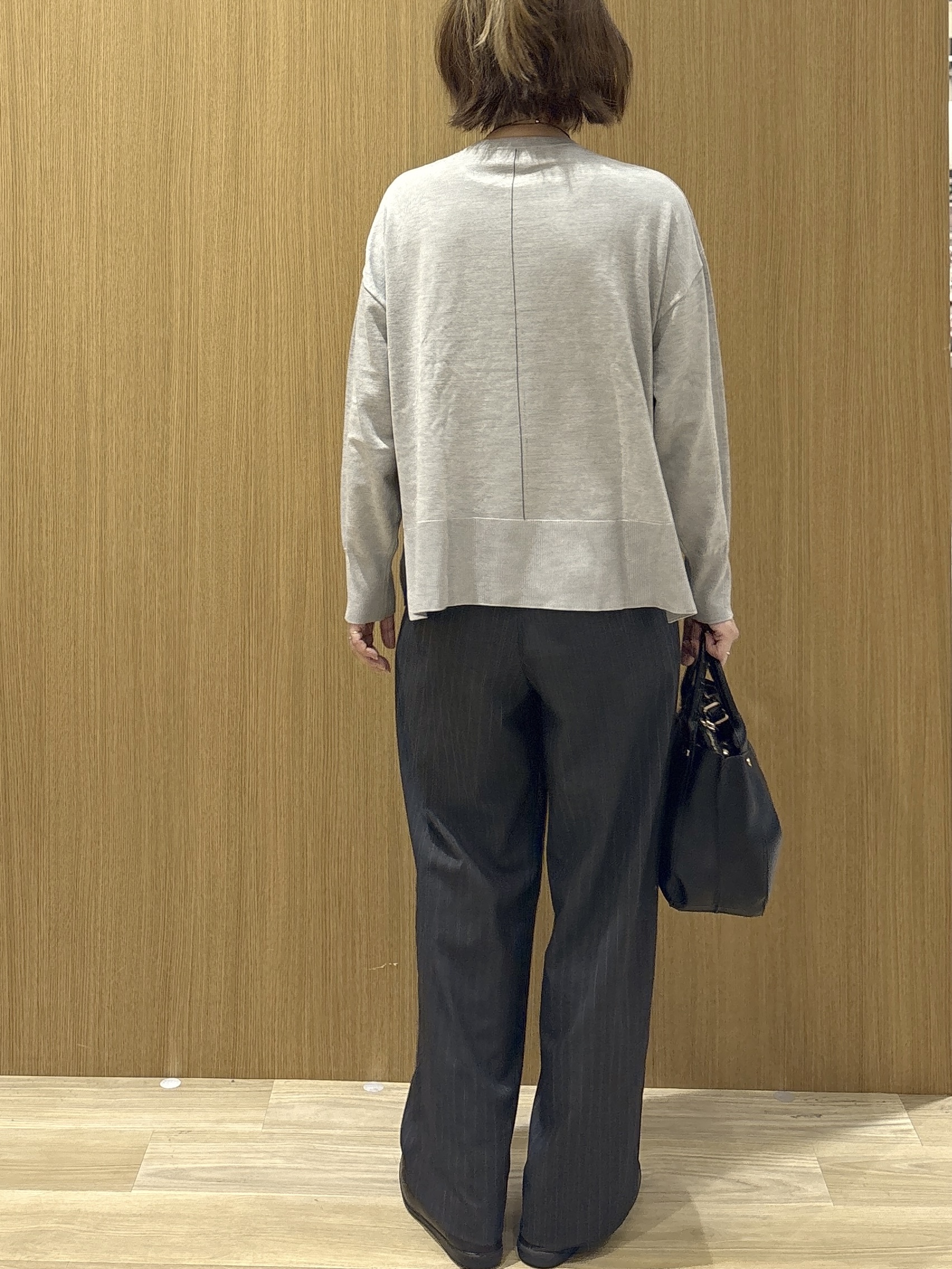 たけねぇさんの「OPAQUE.CLIP｜リラクシークルーニット【洗濯機OK】」を使ったコーディネート