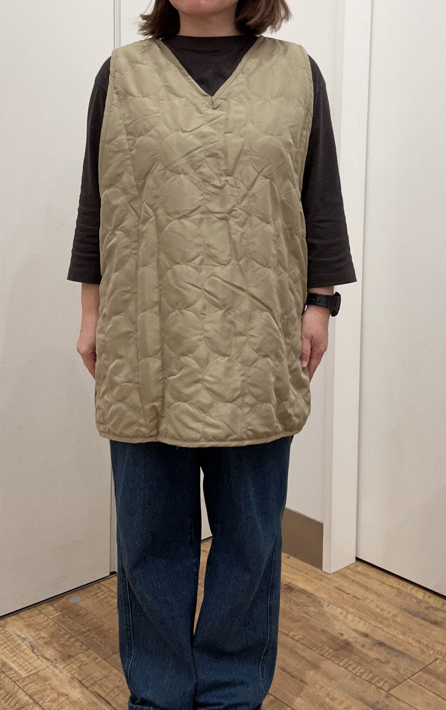 nmhさんの「212 KITCHEN STORE｜ローマン キルトショートタブリエ BK」を使ったコーディネート