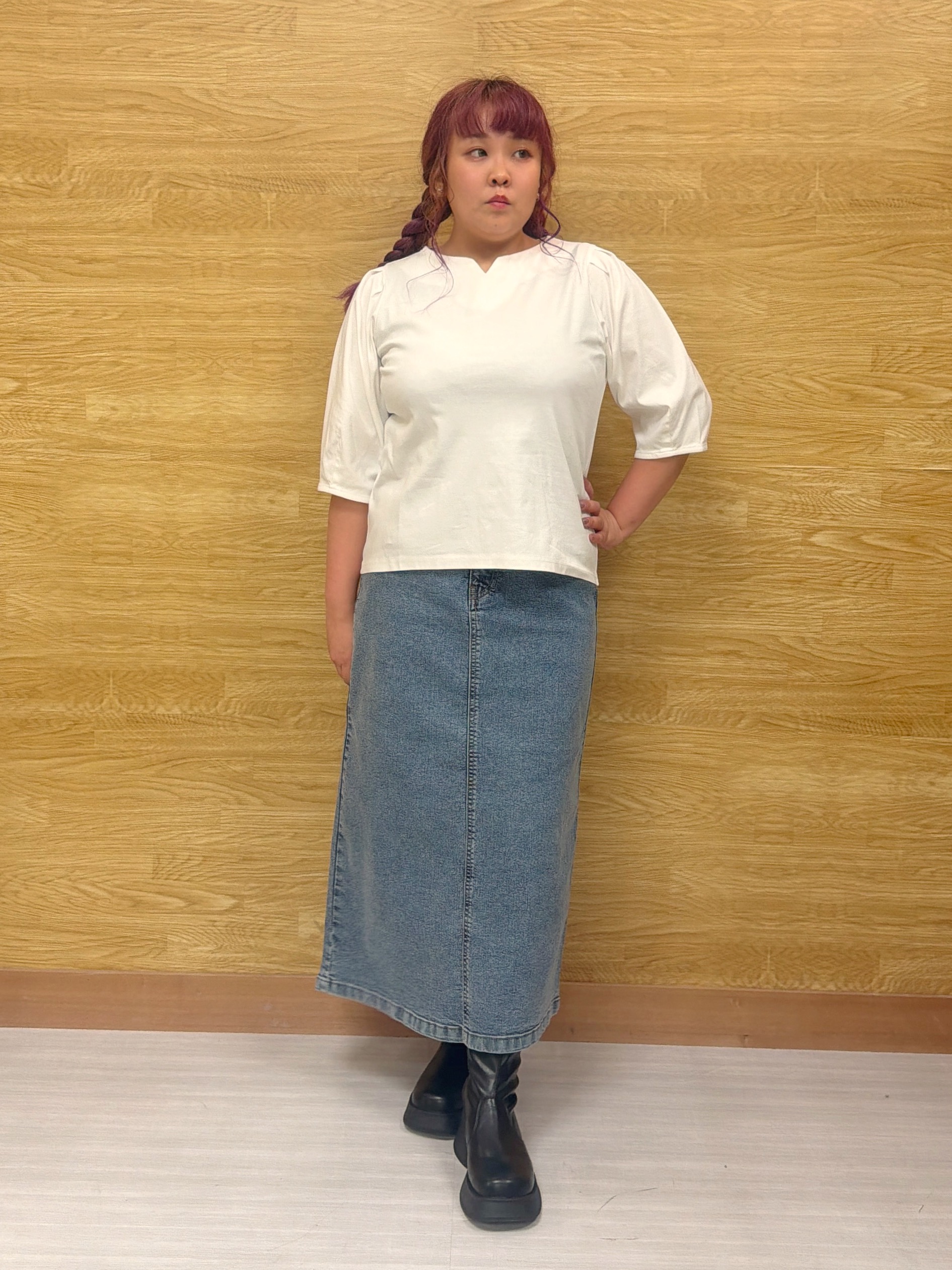 ぁむさんの「SHOO･LA･RUE｜【通気性〇/セットアップ可/洗濯機可】メッシュドルマン ジップブルゾン」を使ったコーディネート