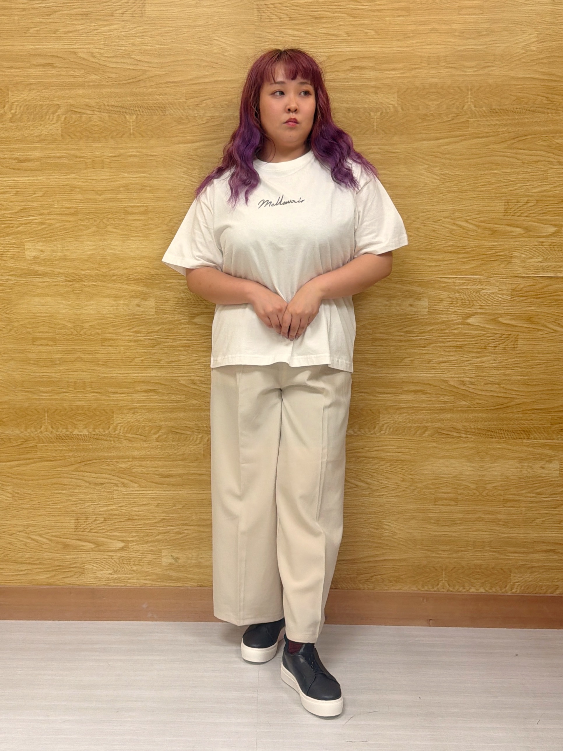 ぁむさんの「SHOO･LA･RUE｜【洗濯機可/S-LL/UV】さりげない甘さをプラスする ティアードパーカー」を使ったコーディネート