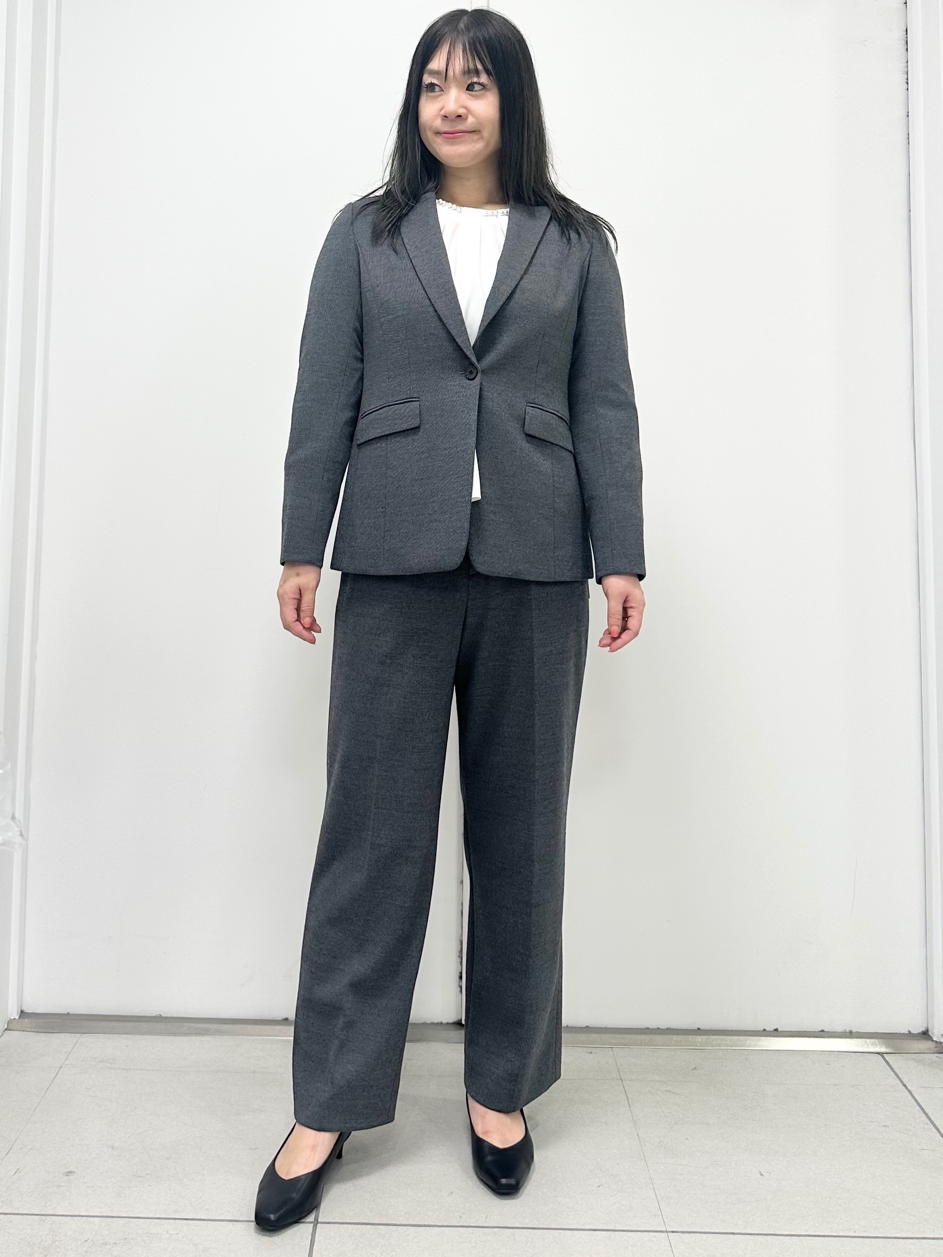 miさんの「Reflect｜【SS-4Lサイズ／セットアップ可】匠ジャケット／ロングテーラード」を使ったコーディネート