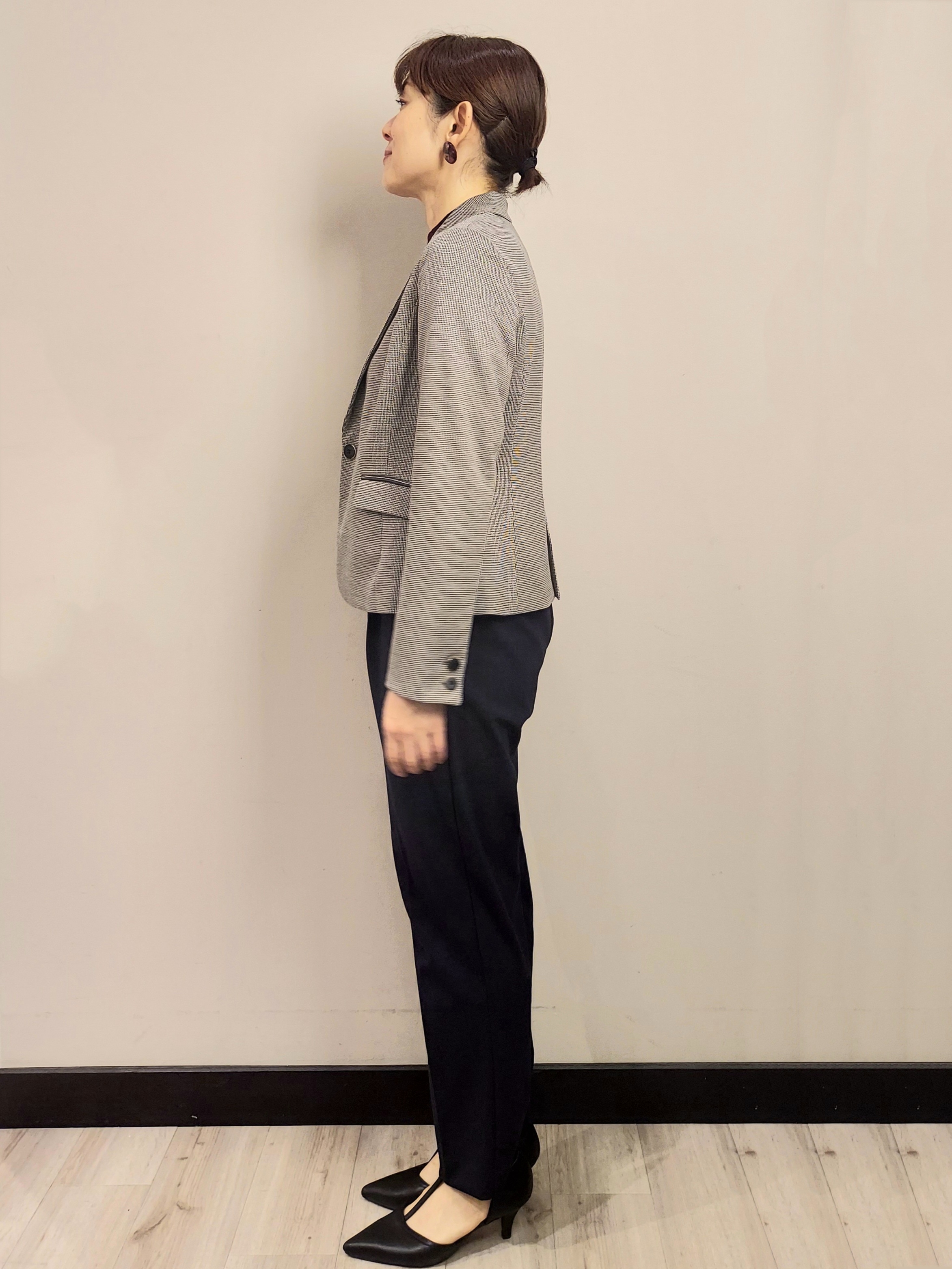 MAKIさんの「index｜【XS-3Lサイズ】ストレッチテーラードジャケット《ウォッシャブル／イージーアイロン》」を使ったコーディネート