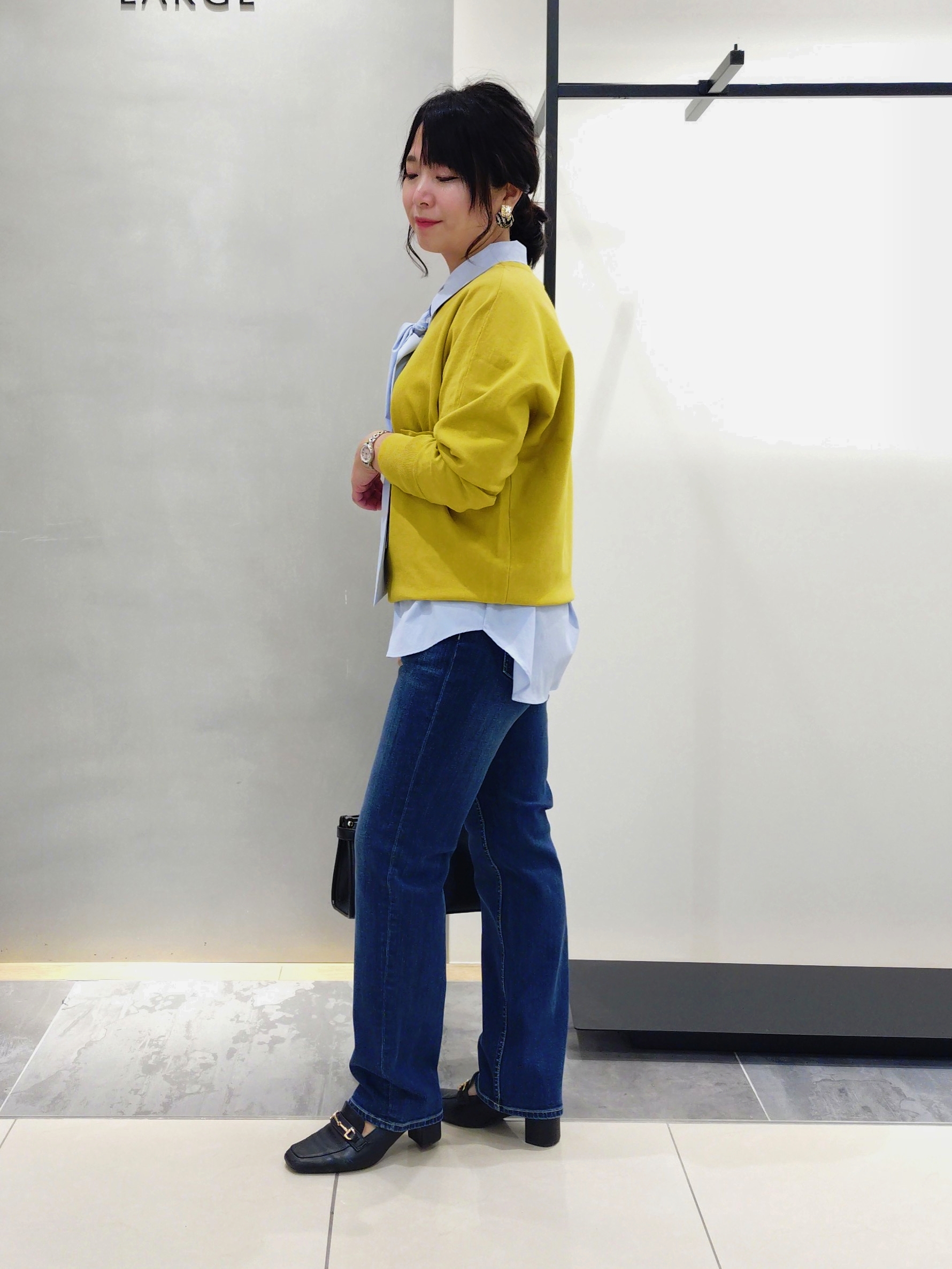 TOMOMIさんの「INDIVI｜【収納力◎／トレンド】スクエアトートバッグ」を使ったコーディネート