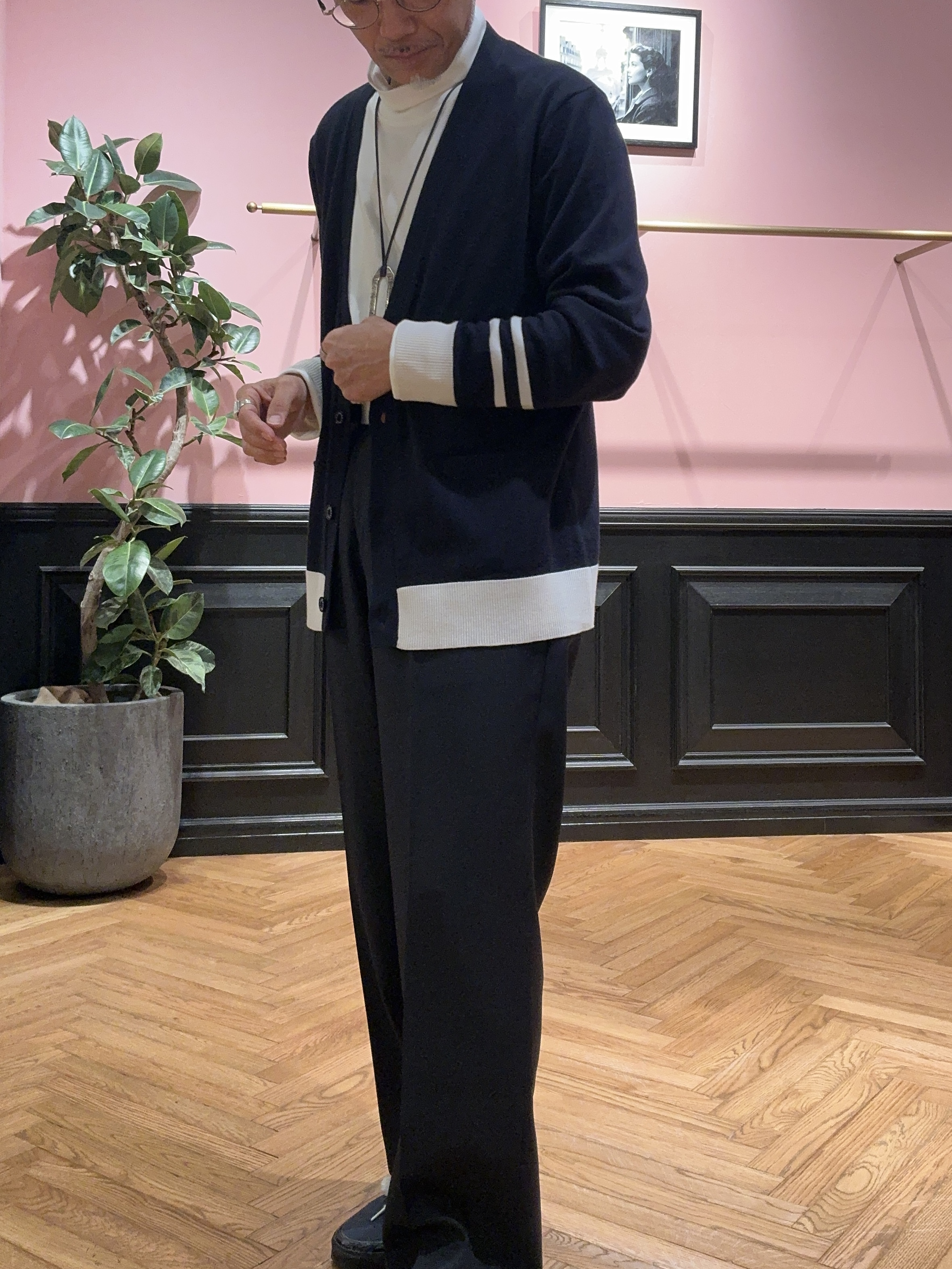 torigoeさんの「DRESSTERIOR｜◆ゼニアバルーファ キャッシュウール カーディガン」を使ったコーディネート