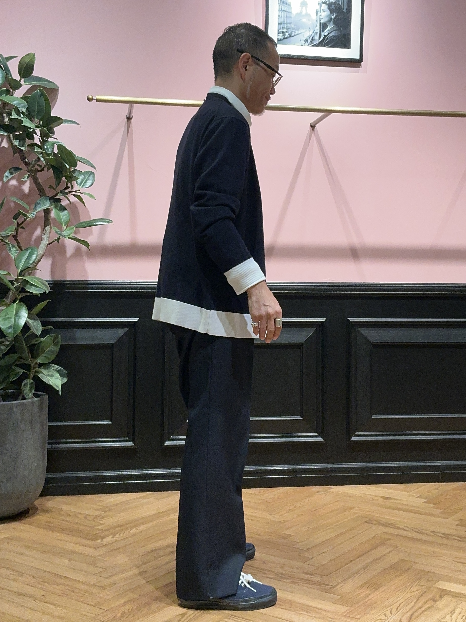 torigoeさんの「DRESSTERIOR｜◆ゼニアバルーファ キャッシュウール カーディガン」を使ったコーディネート