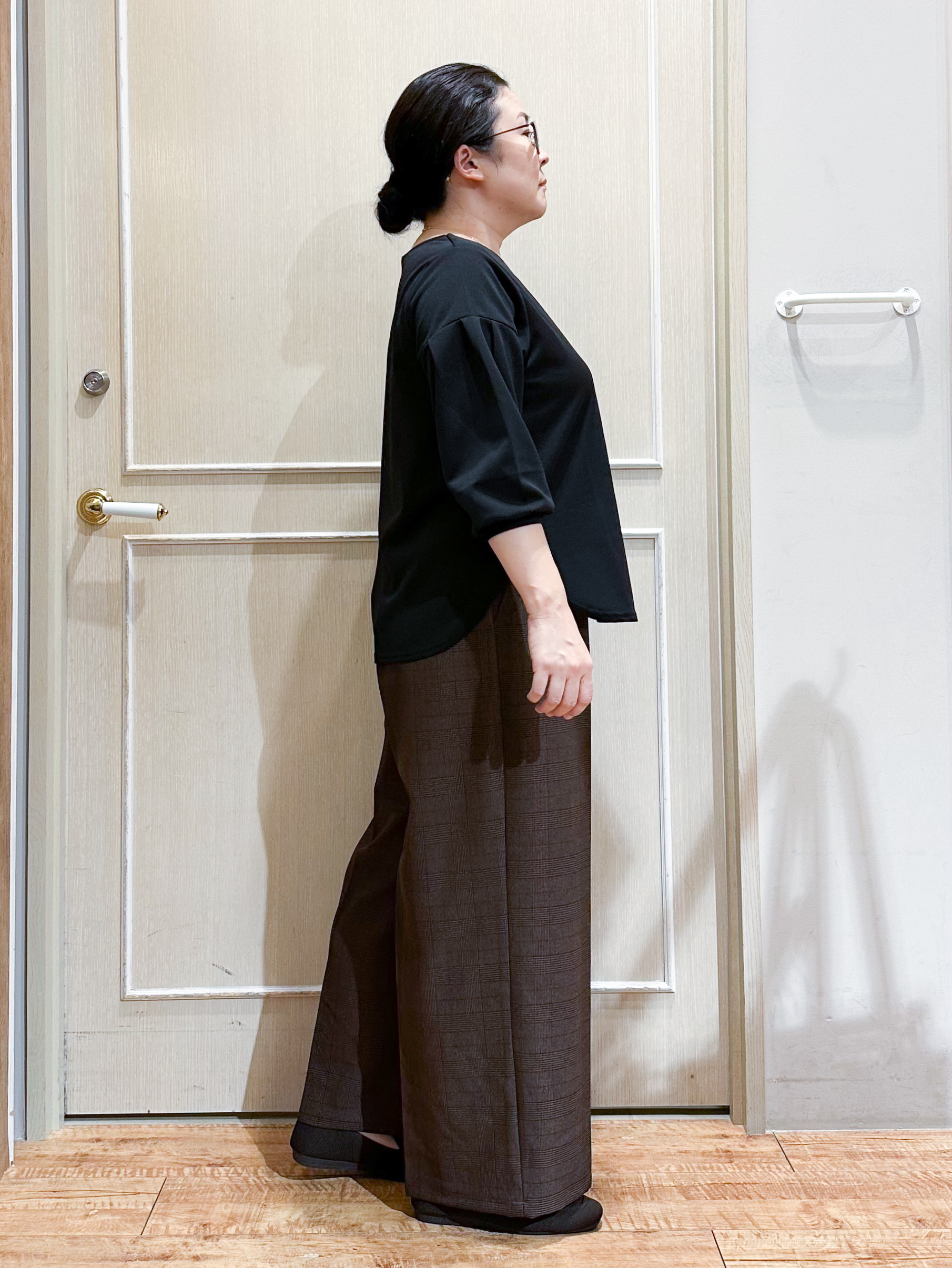 umeさんの「SHOO･LA･RUE｜【S-LL/撥水】ゴールドパーツで女性らしく ギャザーブルゾン」を使ったコーディネート