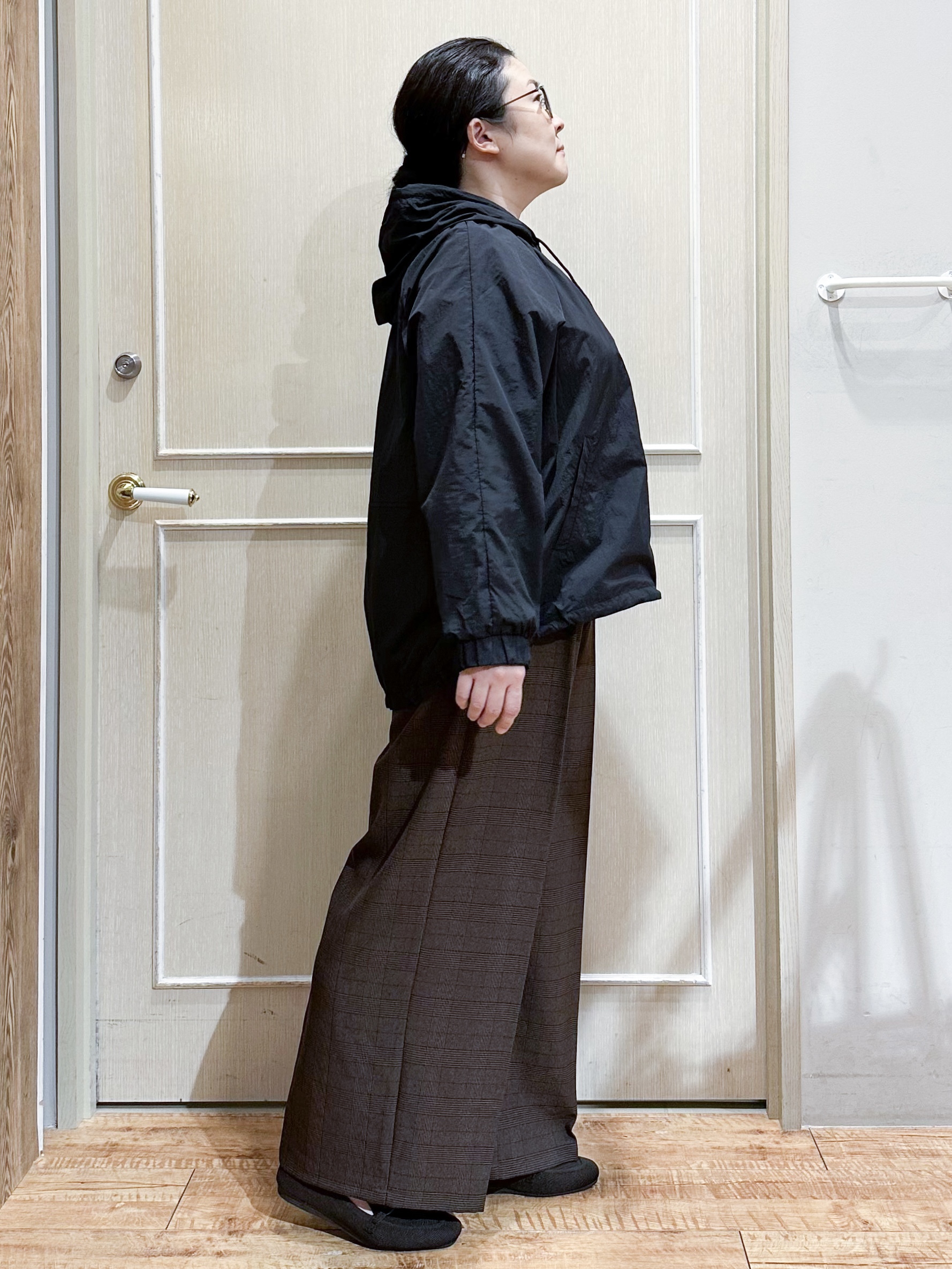 umeさんの「SHOO･LA･RUE｜【S-LL/撥水】ゴールドパーツで女性らしく ギャザーブルゾン」を使ったコーディネート