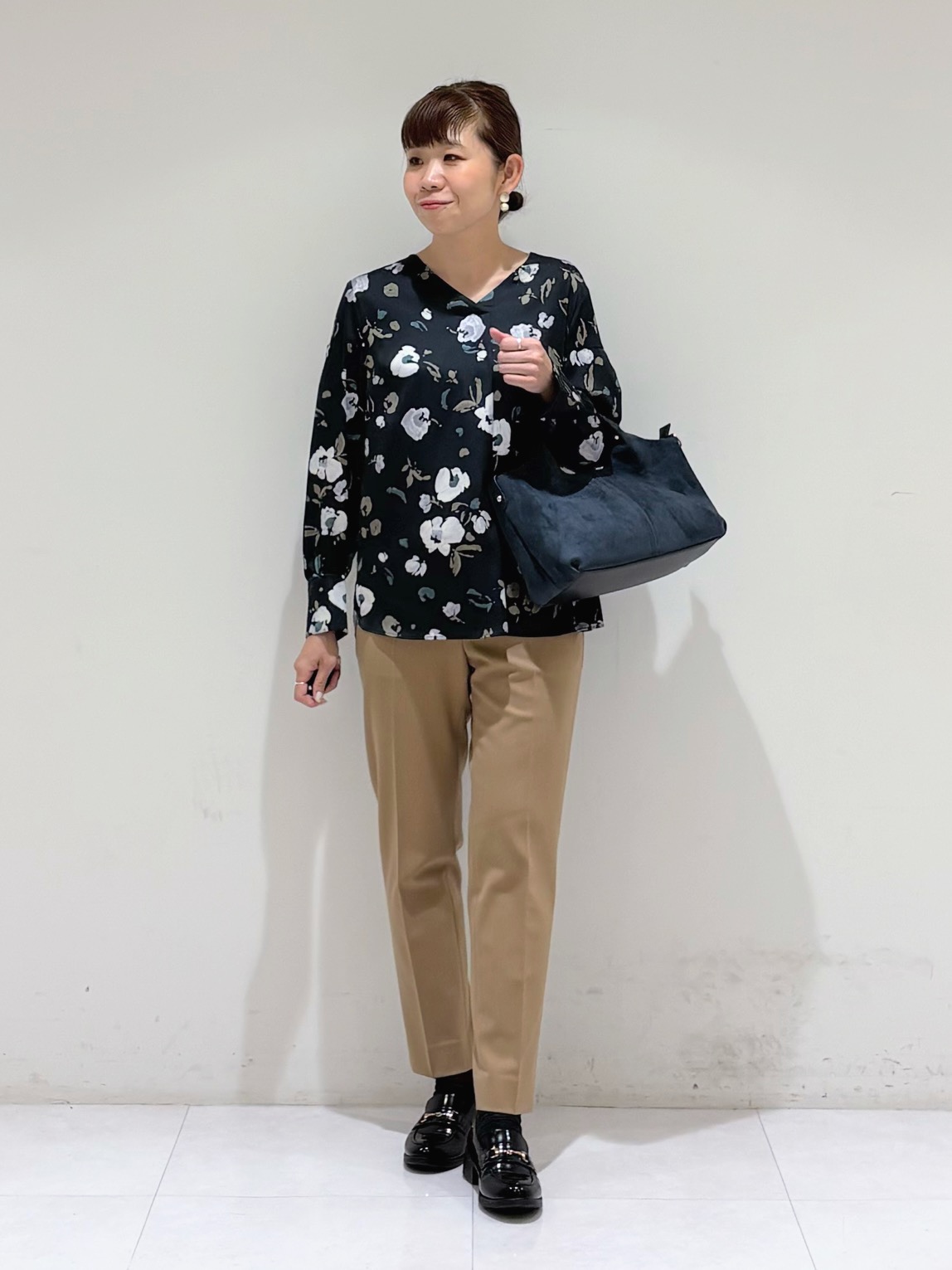 tsuyuさんの「INDIVI｜【撥水／UVケア】スタンドカラーブルゾン」を使ったコーディネート