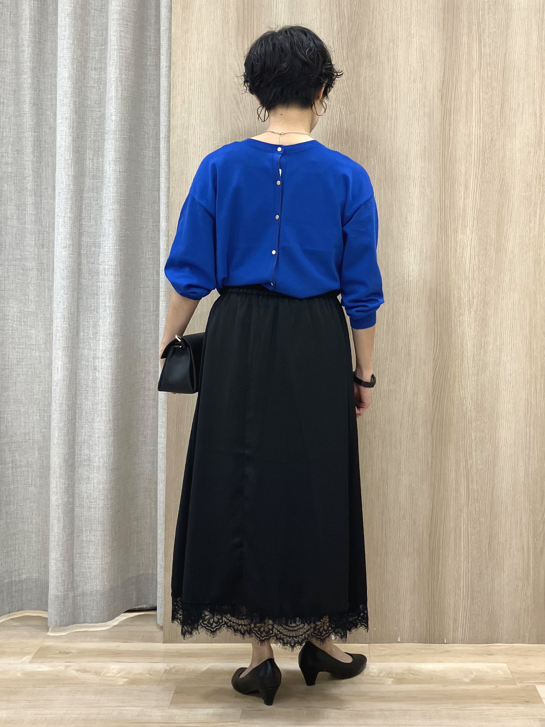 Keiさんの「grove｜【着回し◎・大人フェミニン】リバーシブルチュールプリーツスカート」を使ったコーディネート