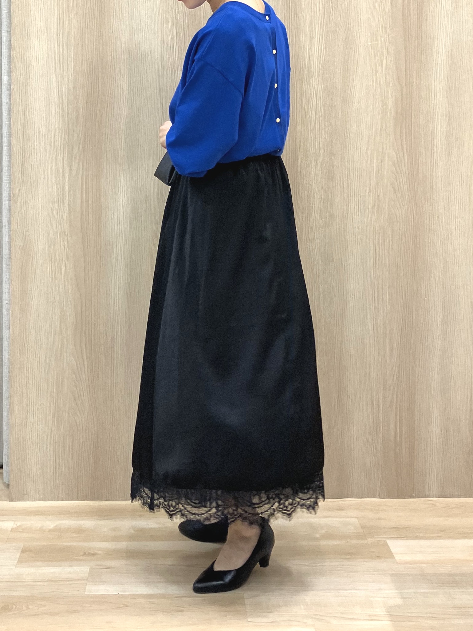 Keiさんの「grove｜【着回し◎・大人フェミニン】リバーシブルチュールプリーツスカート」を使ったコーディネート